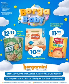 Supermercado Bergamini ofertas Berga Baby - Pré-Visualização do folheto da loja Supermercado Bergamini, válido de 30/09/2026 | Página: 4 | Produtos: Ferro, Farinha, Farinha láctea, Mucilon
