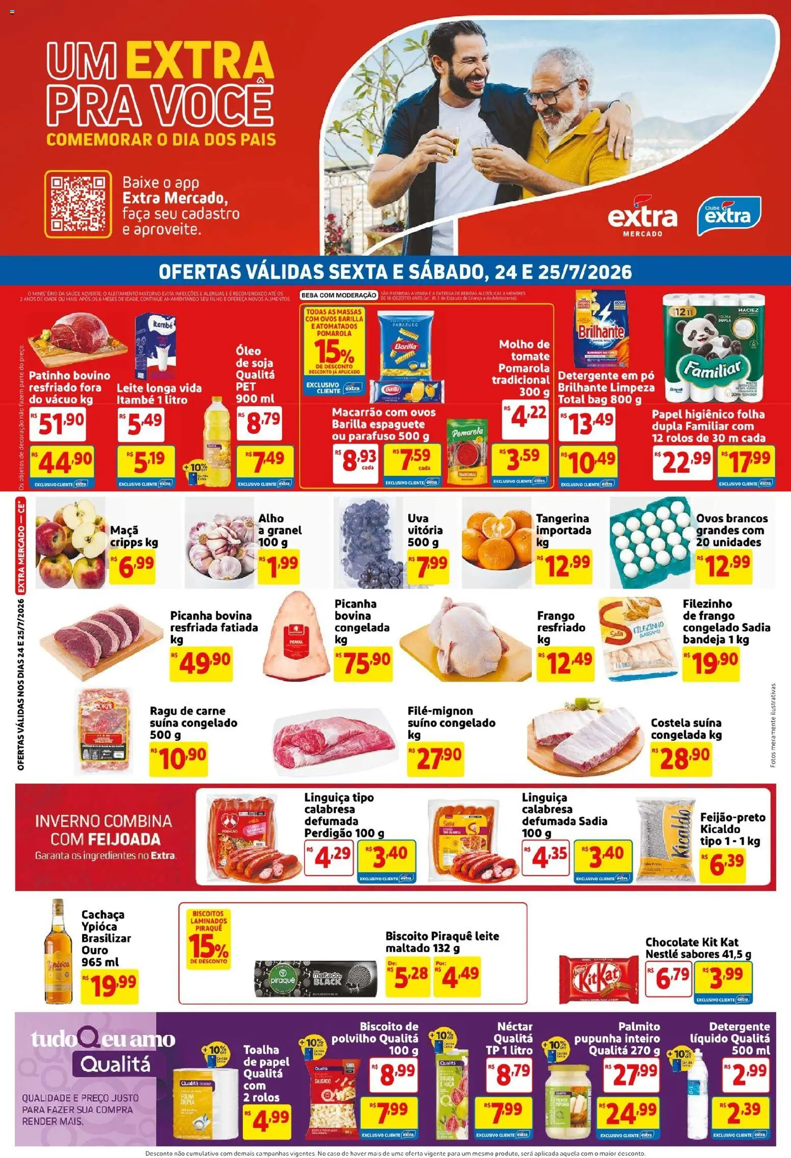 Folheto Extra ofertas Fim de semana Mercado de 24/07/2026 catalogue cover