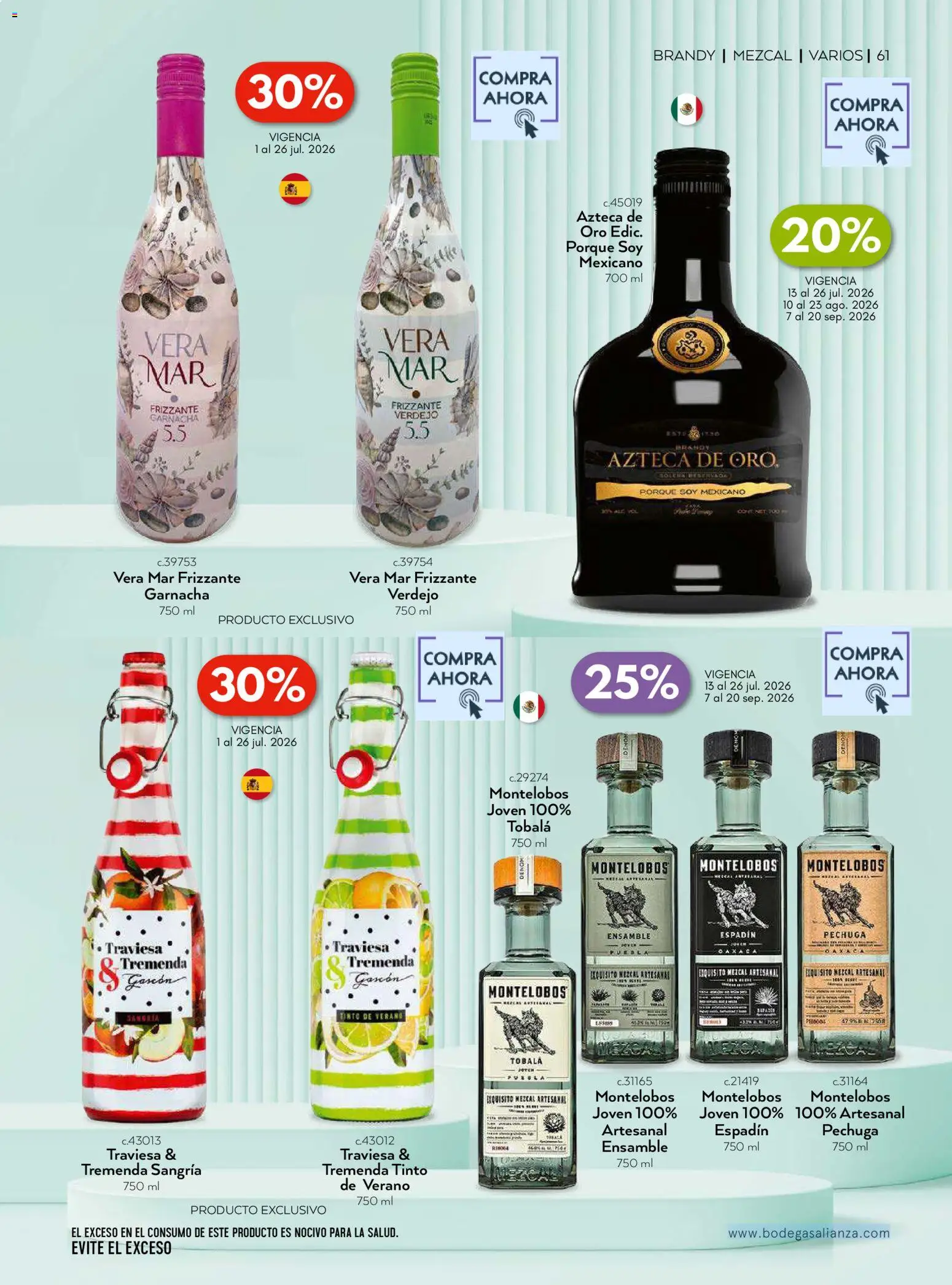 Nuevas ofertas de Bodegas Alianza válidas en toda la República Mexicana desde el 01/07/2026. ¡Encuentra las mejores ofertas en Bodegas Alianza catálogo! | Página: 63