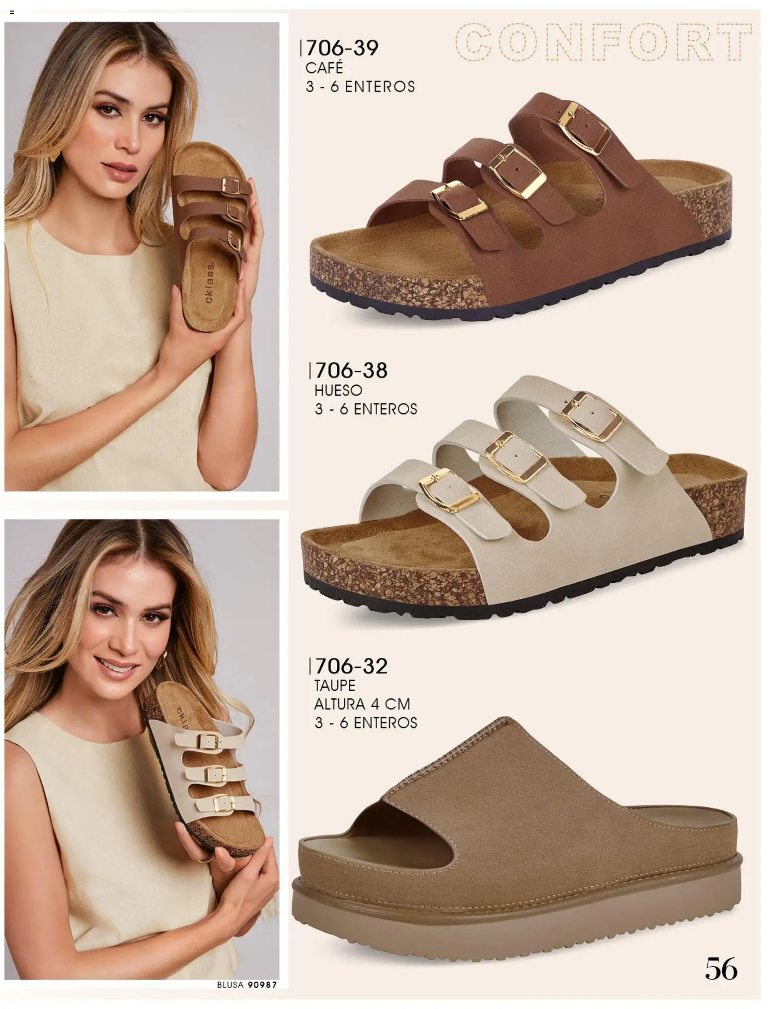 Nuevas ofertas de Cklass válidas en toda la República Mexicana desde el 08/07/2026. ¡Encuentra las mejores ofertas en Cklass catálogo Confort! | Página: 57 | Productos: Blusa, Café
