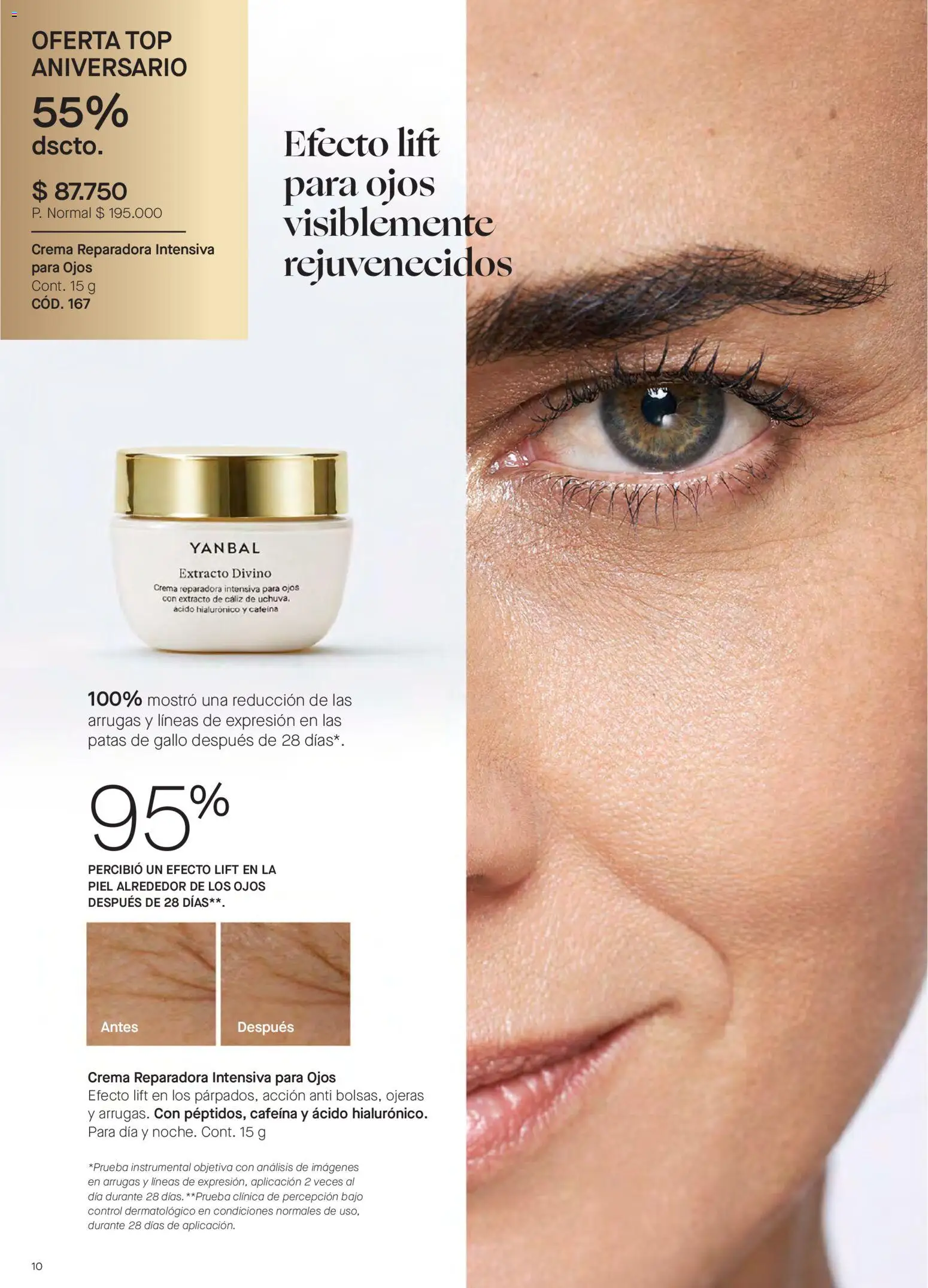 Yanbal revista - valida desde el 20/06/2026 | Página: 10 | Productos: Crema, Top
