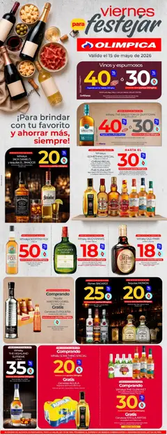 Olímpica Viernes para festejar -  Vista previa de la revista de la tienda Olímpica valido desde el 15.05.2026