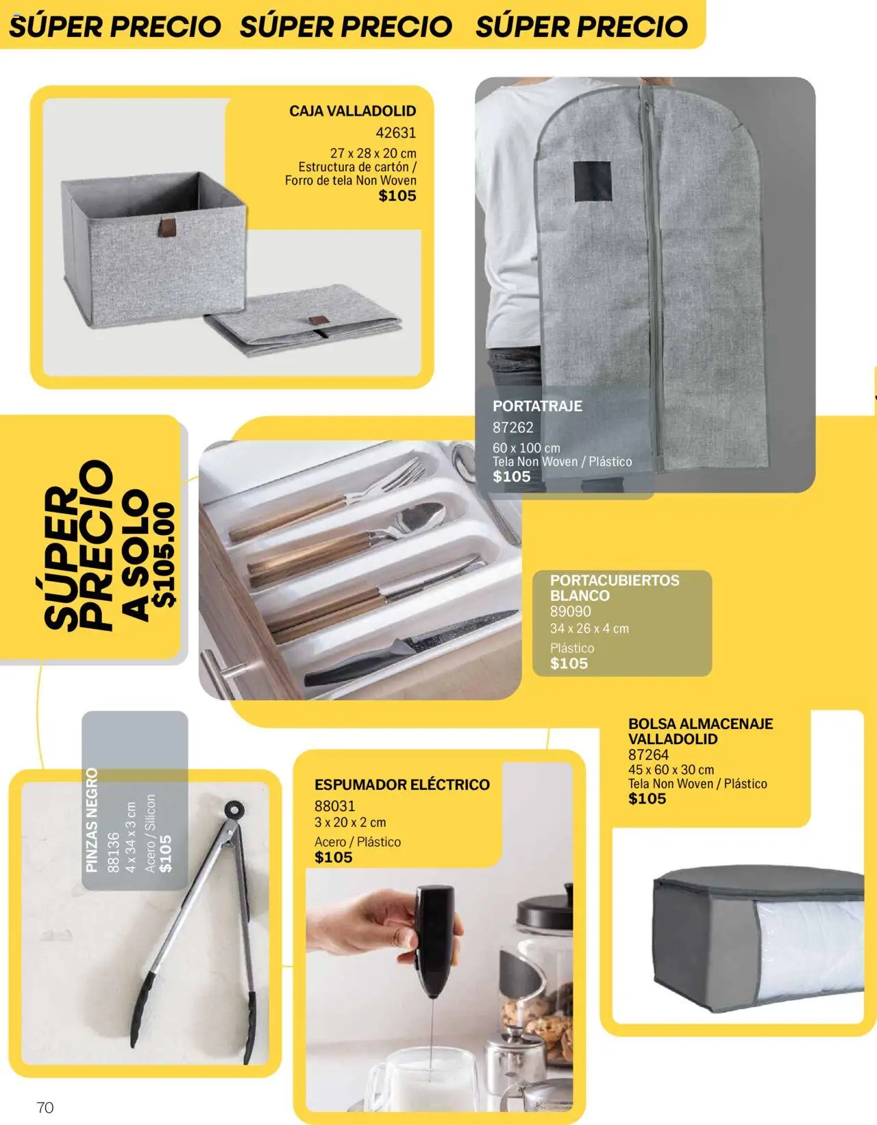 Nuevas ofertas de Vianney válidas en toda la República Mexicana desde el 05/09/2025. ¡Encuentra las mejores ofertas en Vianney - Catálogo - Biasi! | Página: 72 | Productos: Bolsa, Caja