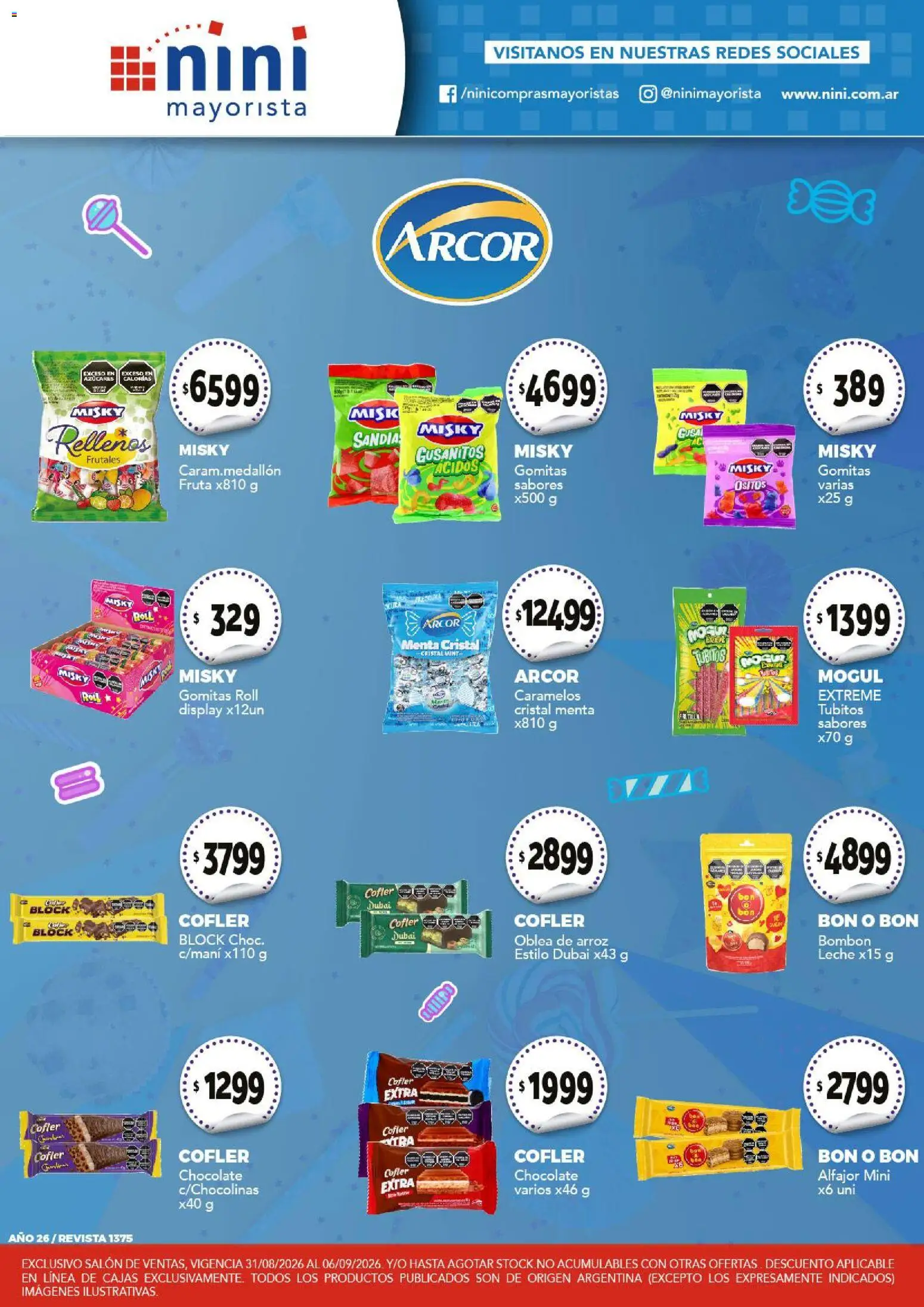 NINI Mayorista catálogo │ válido desde el 31/08/2026 | Página: 36 | Productos: Revista, Fruta, Alfajor, Arroz