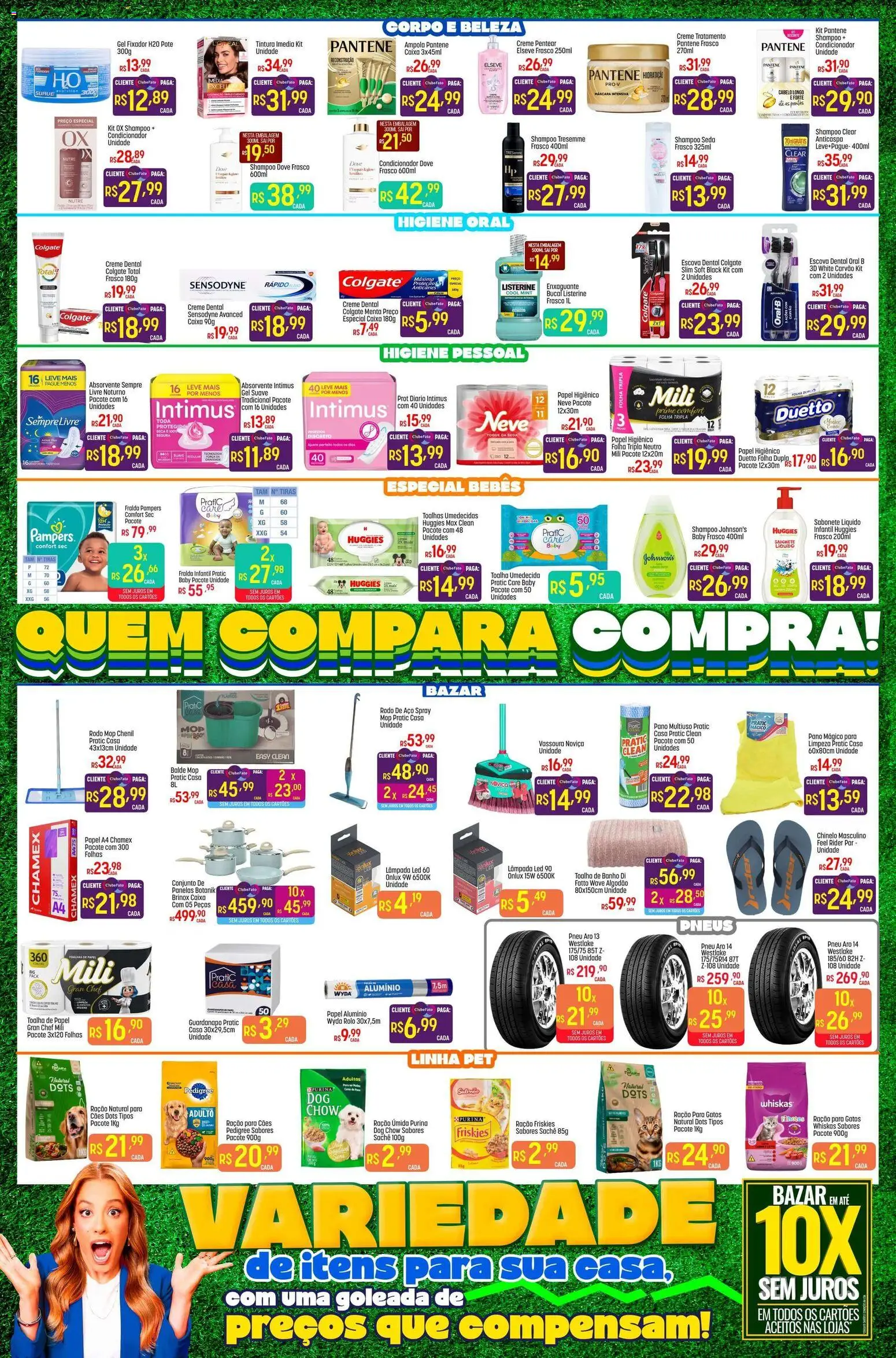 Super Muffato Folheto - válido de 01.06.2026 | Página: 7 | Produtos: Shampoo, Pampers, Algodão, Vassoura