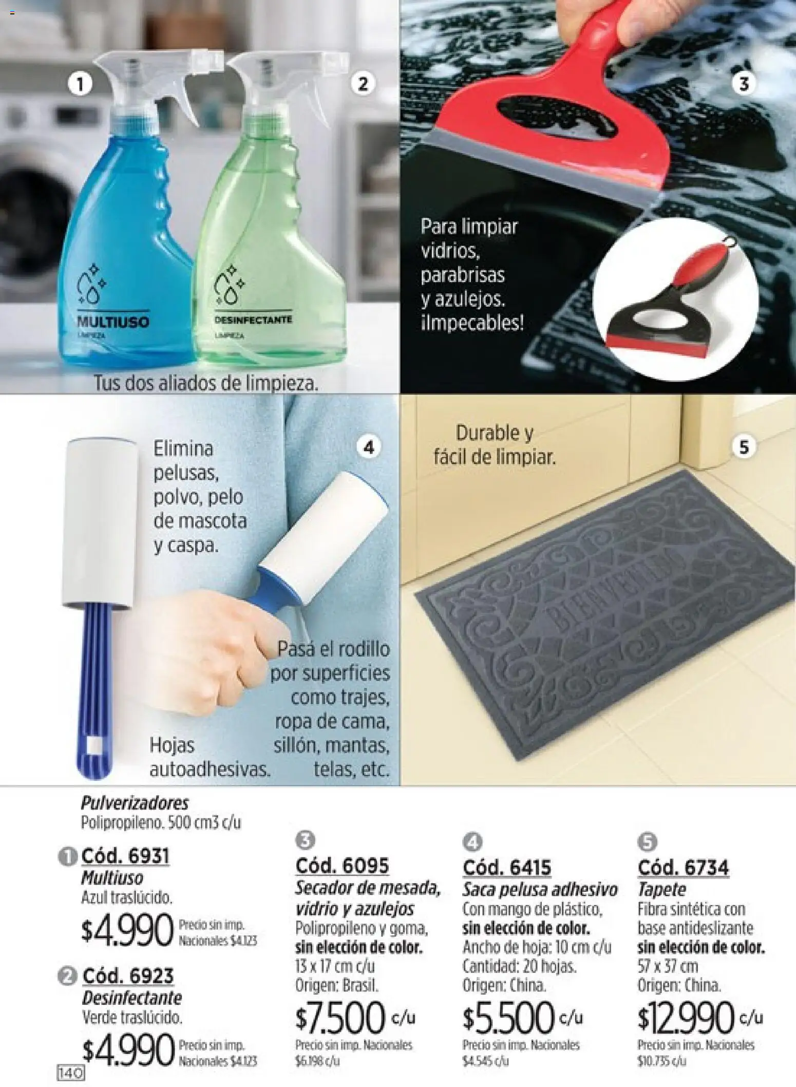 Catálogo Amodil Campaña 9 │ válido desde el 05.05.2026 | Página: 140 | Productos: Desinfectante, Rodillo, Ropa, Mango