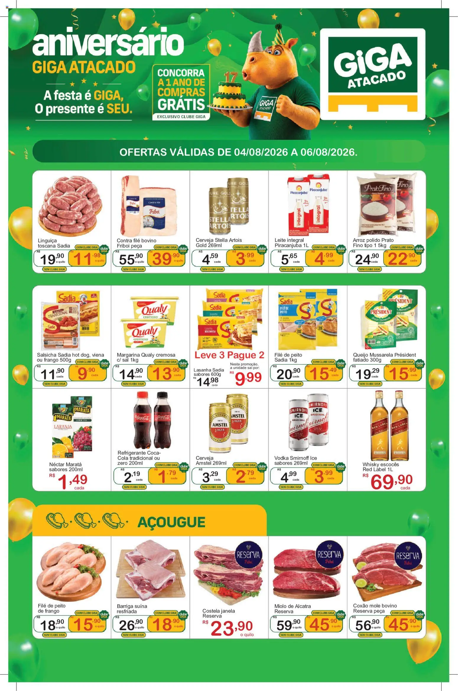 GIGA Atacado Folheto - válido de 04/09/2026 | Página: 1 | Produtos: Whisky, Cerveja, Vodka, Sal