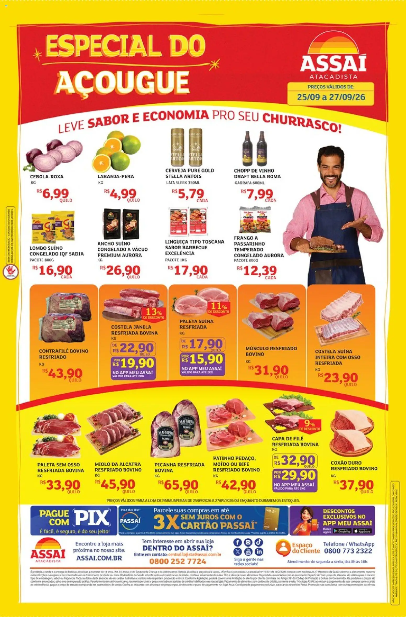 Assaí Atacadista Folheto - válido de 25/09/2026 | Página: 1