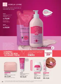 O Boticário - Ciclo 10/2026 - Pré-Visualização do folheto da loja O Boticário, válido de 29/06/2026 | Página: 26 | Produtos: Cereja, Fragrância, Manteiga, Sabonete