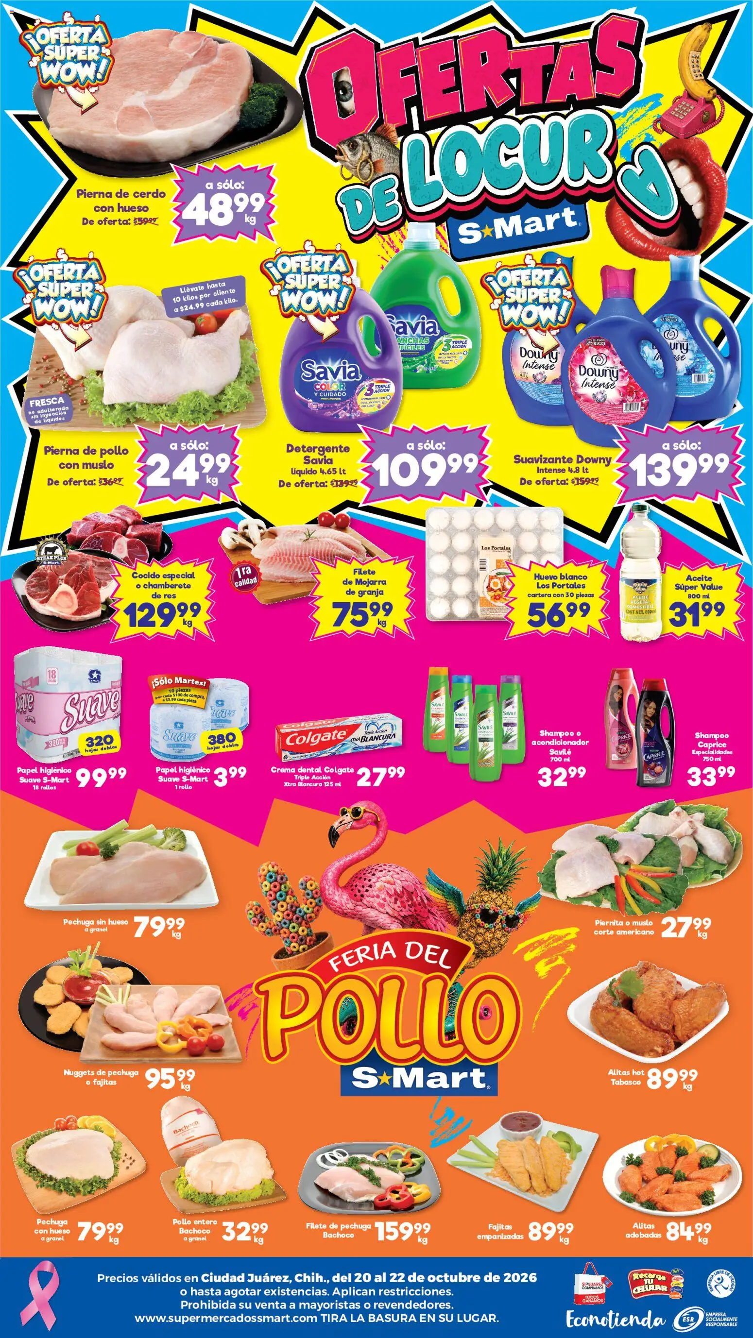 Nuevas ofertas de S-Mart válidas en toda la República Mexicana desde el 20/10/2026. ¡Encuentra las mejores ofertas en S-Mart folleto Juárez! | Página: 2