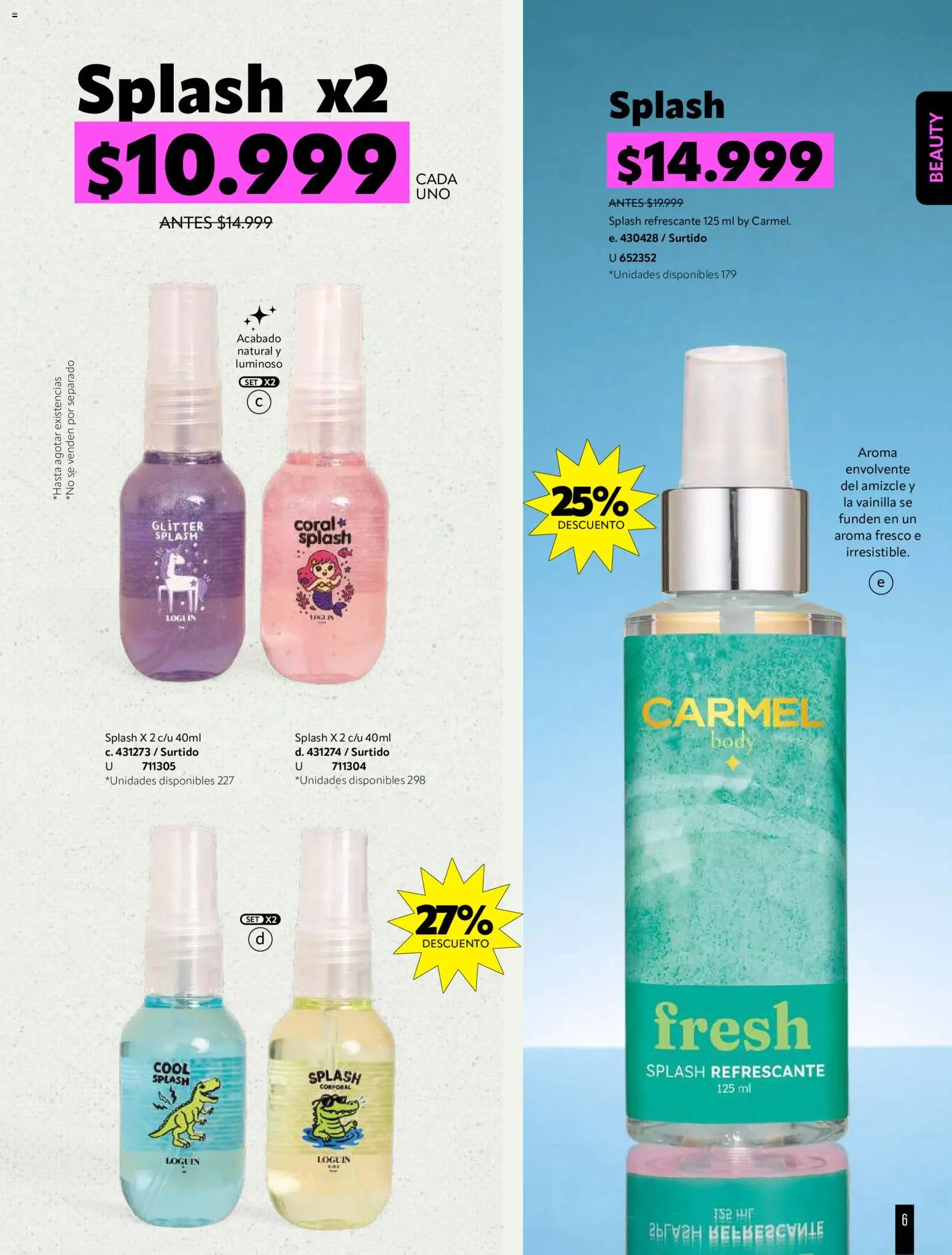 Carmel revista - valida desde el 01/07/2026 | Página: 167 | Productos: Body, Vainilla