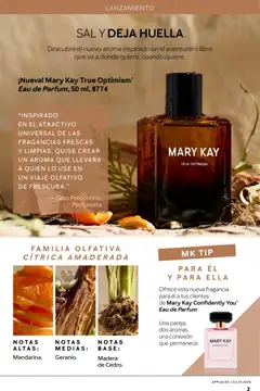 Vista previa de Catálogo Mary Kay Applause 2026, nuevo folleto de la tienda, válido en México a partir del 01/07/2026 | Página: 2 | Productos: Sal, Fragancia