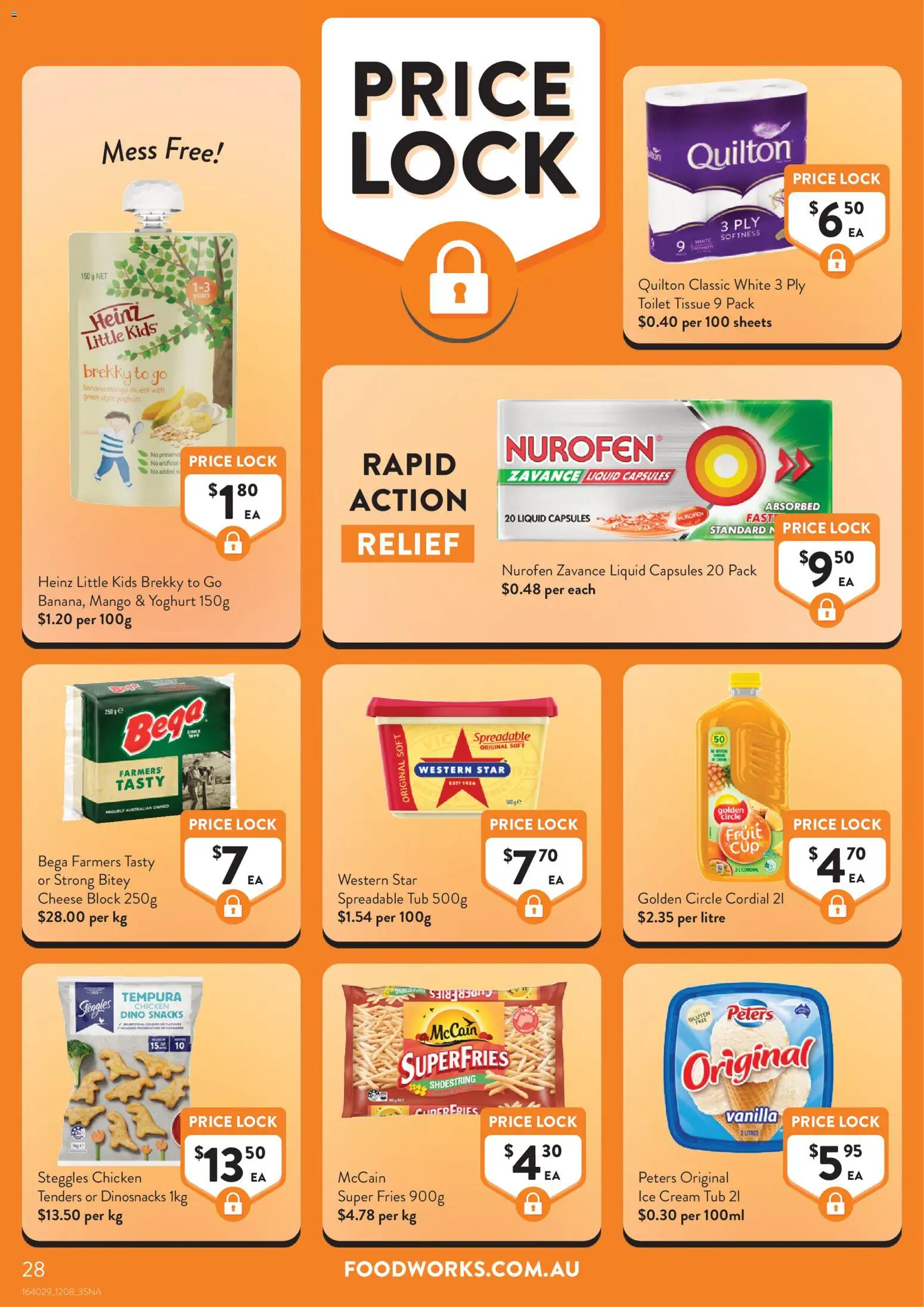 Foodworks catalogue - valid from 12/08/2026 | Page: 28 | Products: Toilet, Cheese, Yoghurt, Ice