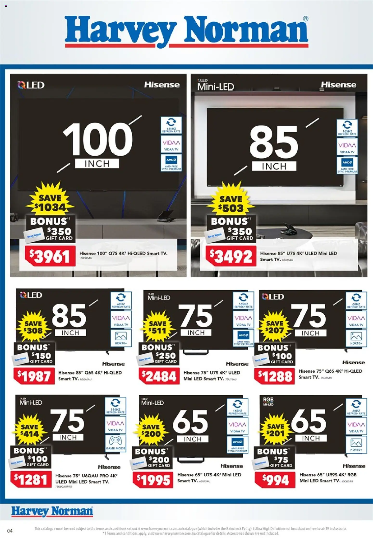Harvey Norman catalogue - valid from 18.05.2026 | Page: 4 | Products: Accessories, Tv, Game