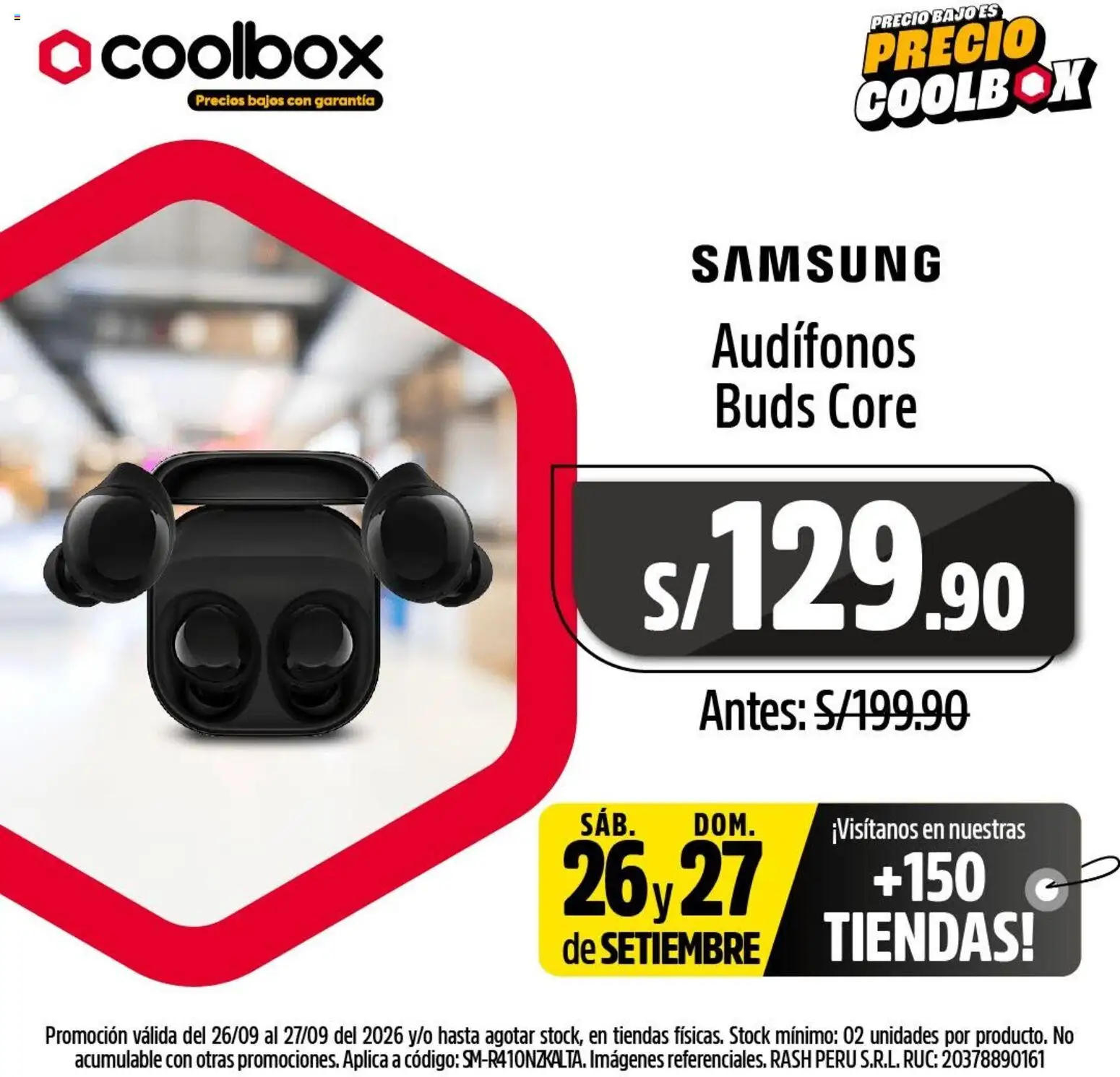 Catálogo Coolbox válido desde 26/09/2026 | Página: 6 | Productos: Bajo, Audífonos