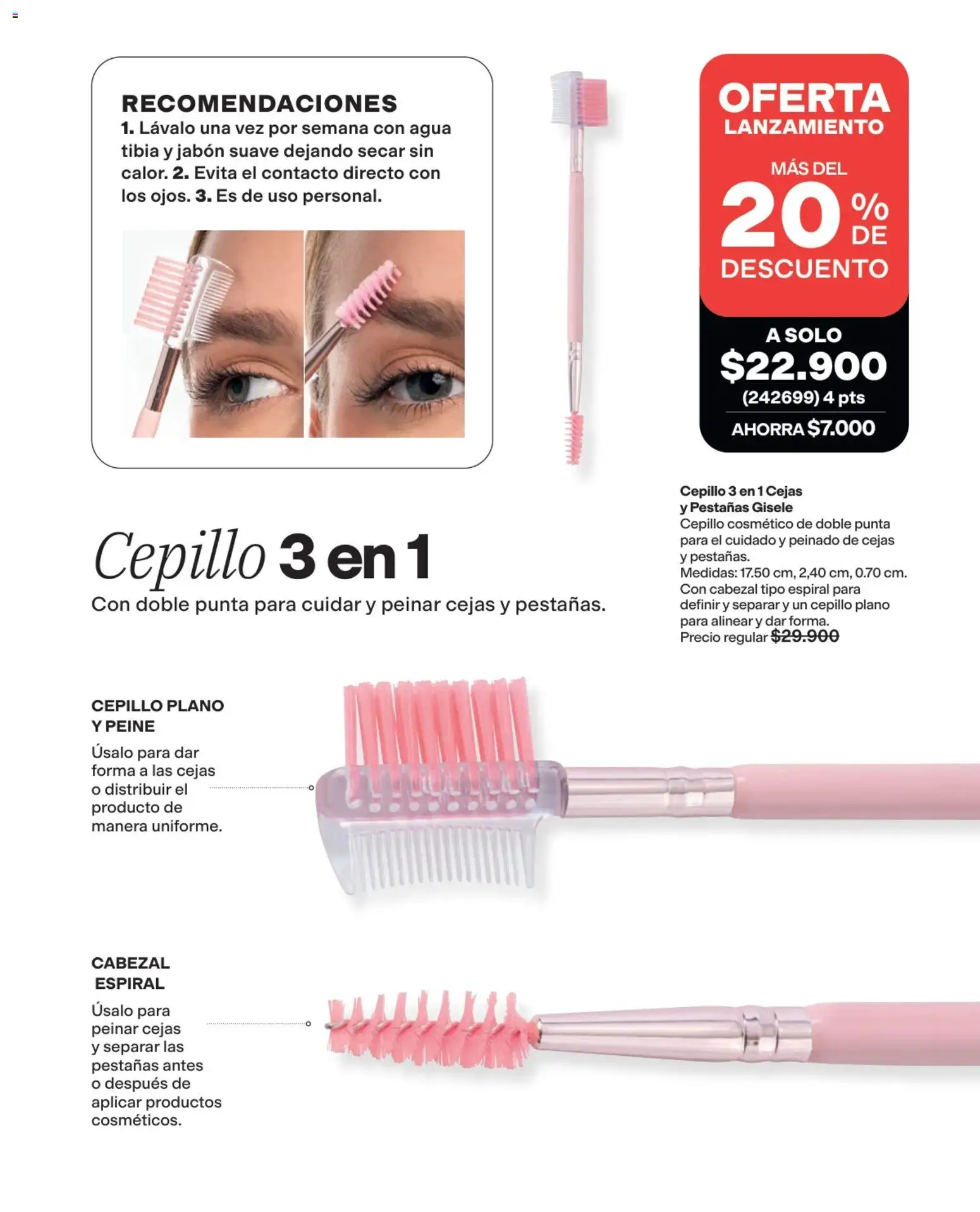 Avon revista - valida desde el 03/08/2026 | Página: 163 | Productos: Agua, Cepillo, Jabón, Peinado