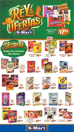 Vista previa de S-Mart folleto Ofertas de feria Juárez, nuevo folleto de la tienda, válido en México a partir del 24/07/2026