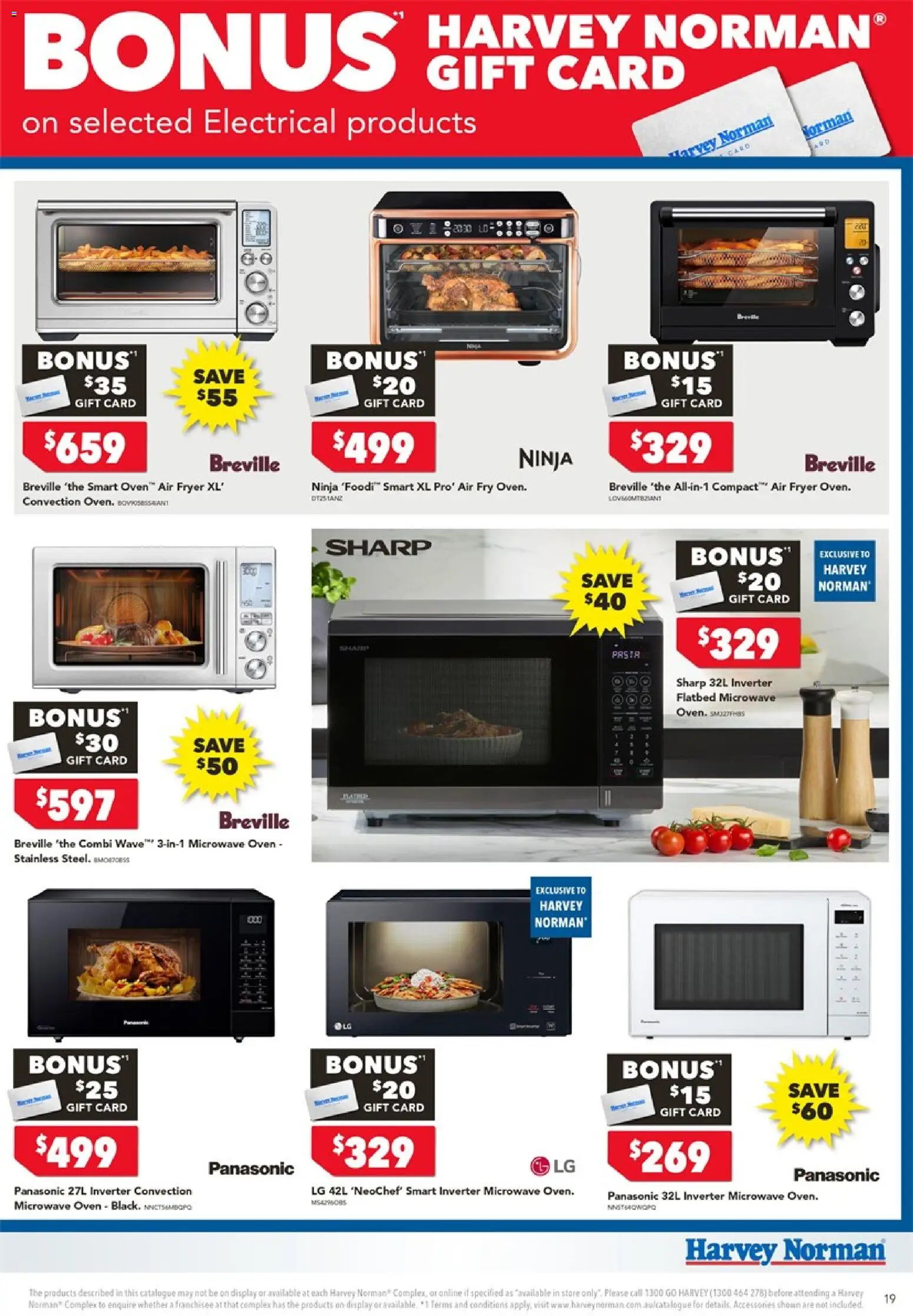 Harvey Norman catalogue - valid from 18.05.2026 | Page: 19 | Products: Accessories, Oven, Microwave