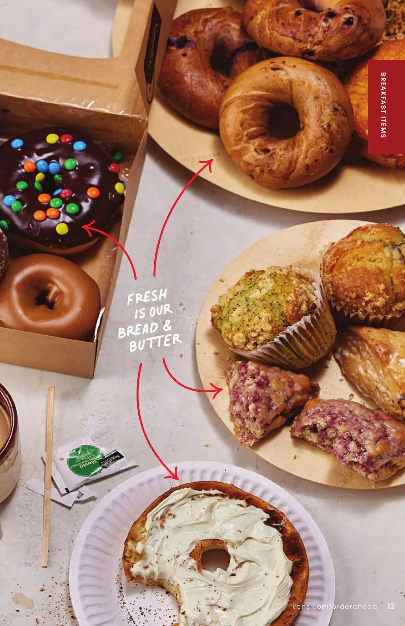 Vons Entertaining Guide - valid from 10/01/2025 | Page: 13 | Products: Butter, Bread