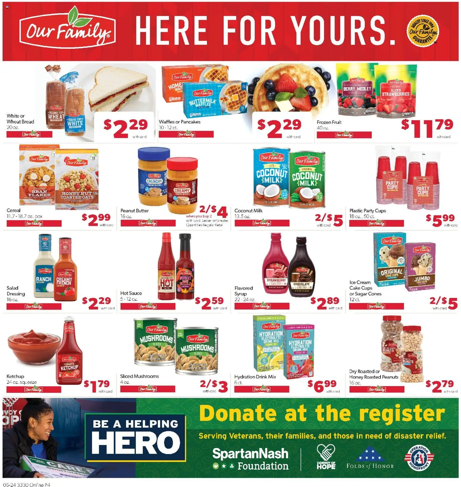 Family Fare Weekly Ad - MN - valid from 24.05.2026 | Page: 8 | Products: Mushrooms, Box, Cream, Sauce