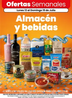 Vista previa Coto - Almacén y bebidas válido desde el 13/07/2026