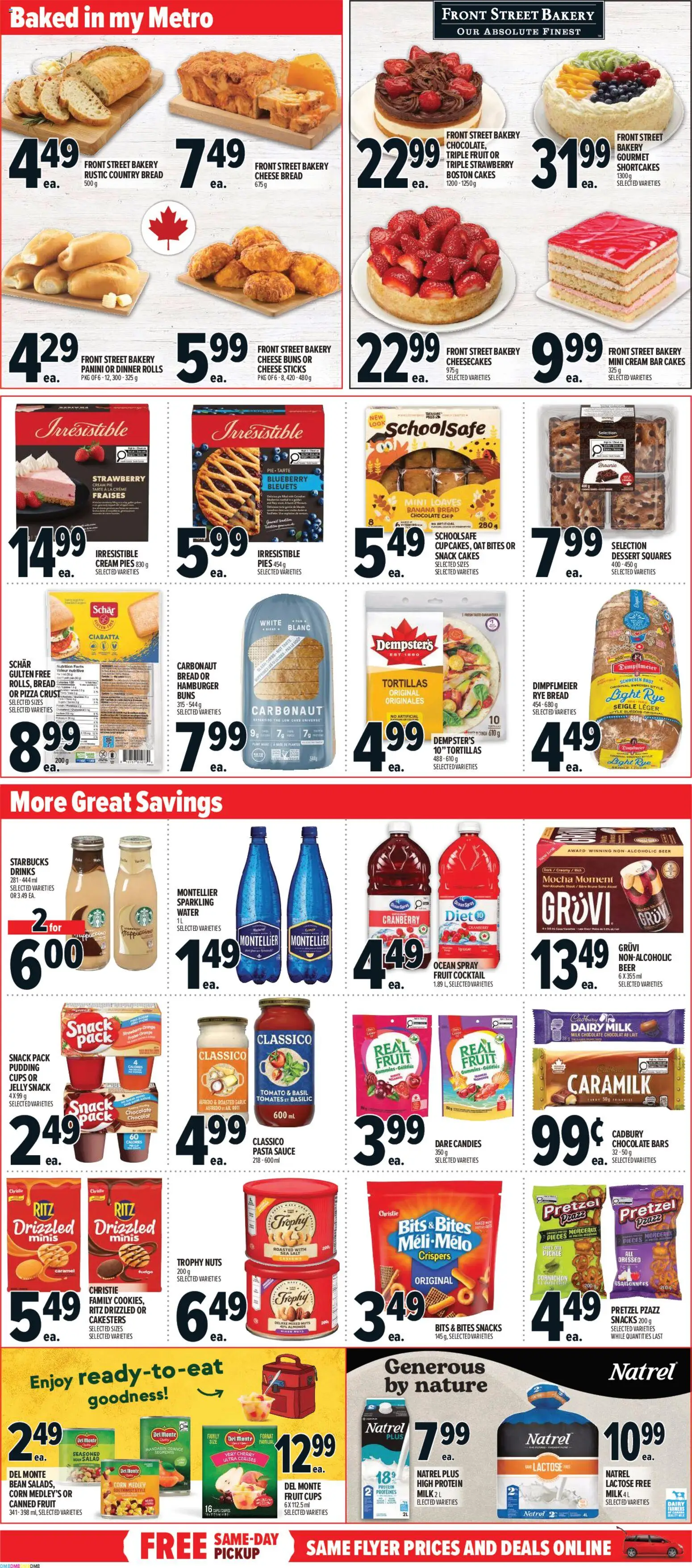 Metro flyer valid from Aug 27, 2026 | Page: 11 | Products: Candies, Cream, Canned fruit, Garlic