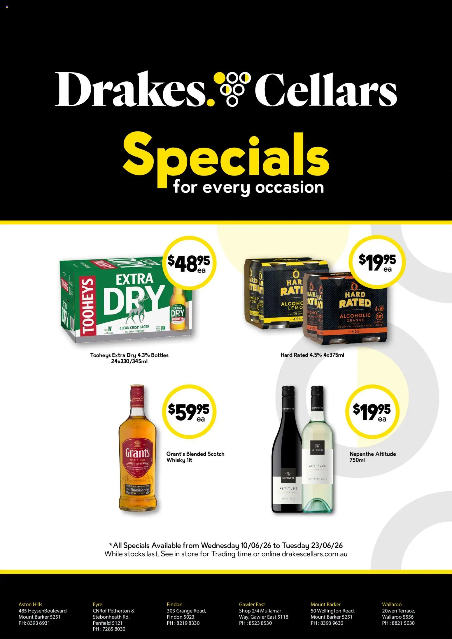 Drakes catalogue - valid from 10.06.2026 | Page: 1 | Products: Wood, Scotch