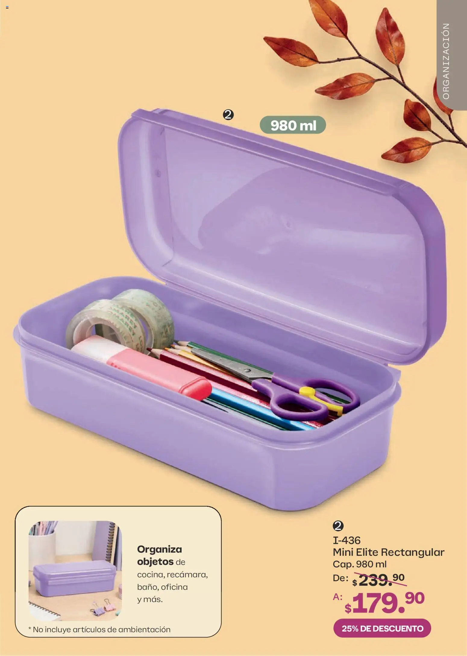 Nuevas ofertas de Tupperware válidas en toda la República Mexicana desde el 07/09/2026. ¡Encuentra las mejores ofertas en Tupperware catálogo! | Página: 81