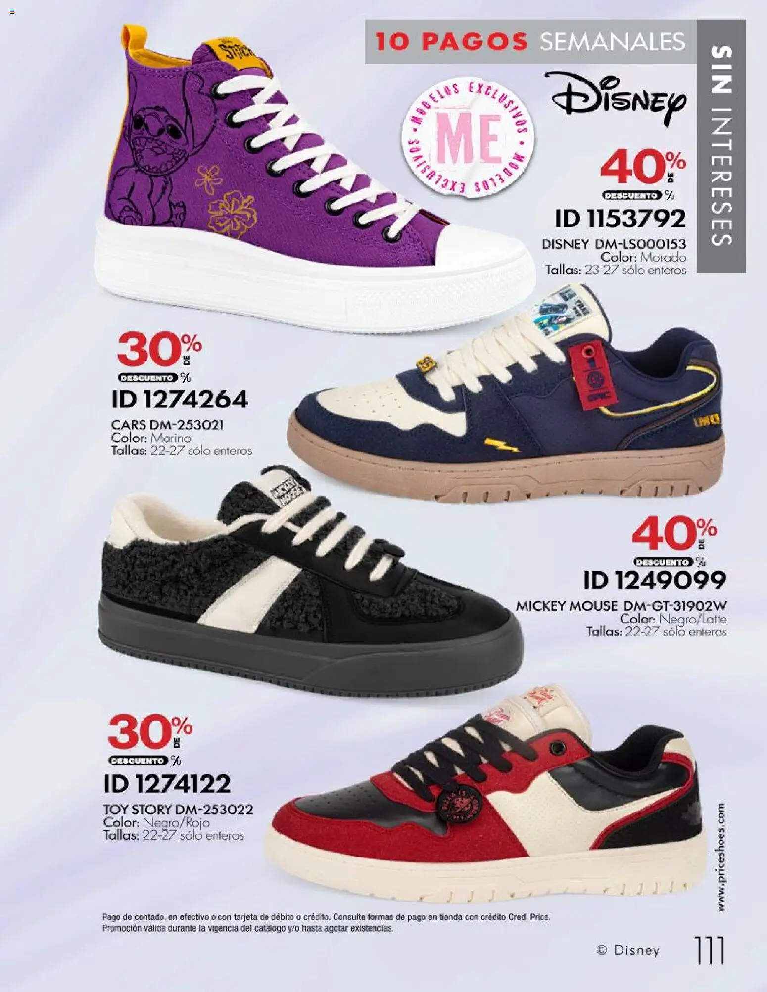 Nuevas ofertas de Price Shoes válidas en toda la República Mexicana desde el 28/10/2026. ¡Encuentra las mejores ofertas en Price Shoes catálogo 10 pagos sin intereses! | Página: 111