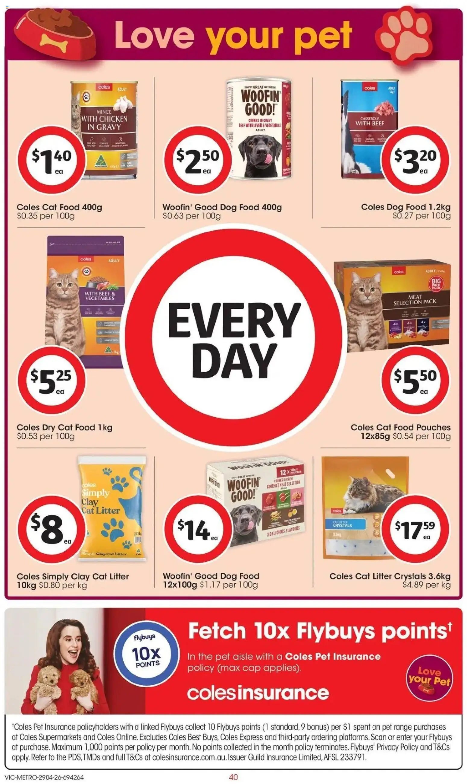 Coles catalogue - valid from 28.04.2026 | Page: 40 | Products: Beef, Meat, Vegetables, Clay