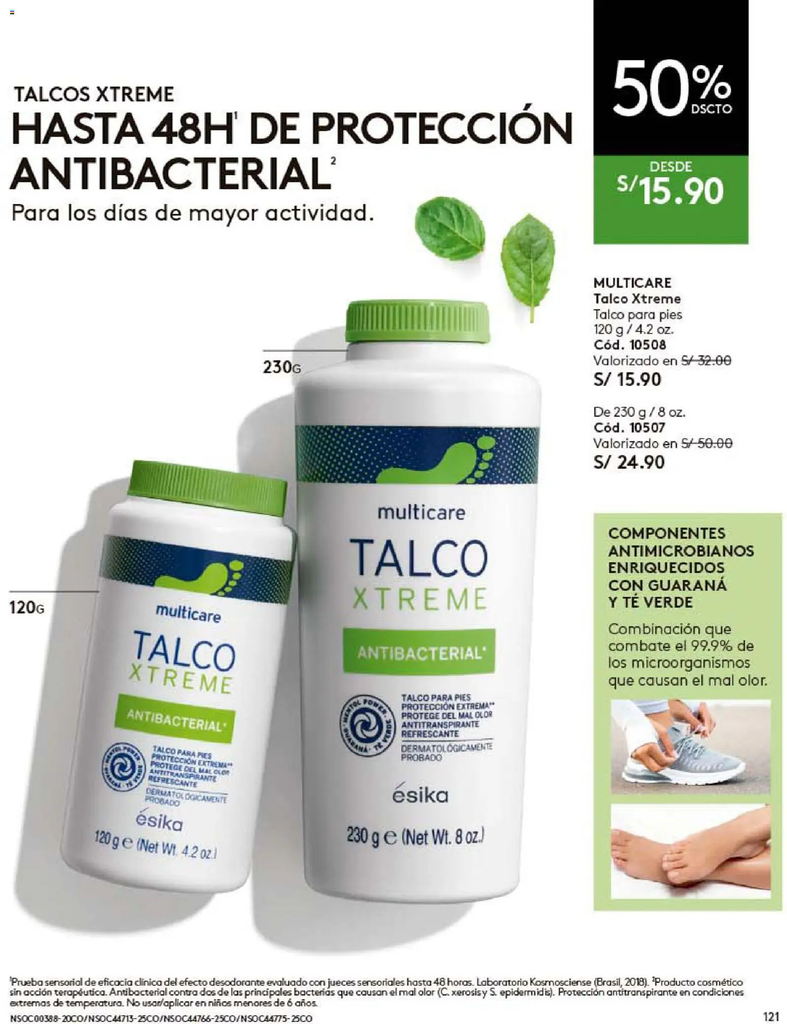 Catálogo Ésika válido desde 30.05.2026 | Página: 121 | Productos: Desodorante, Antitranspirante, Té