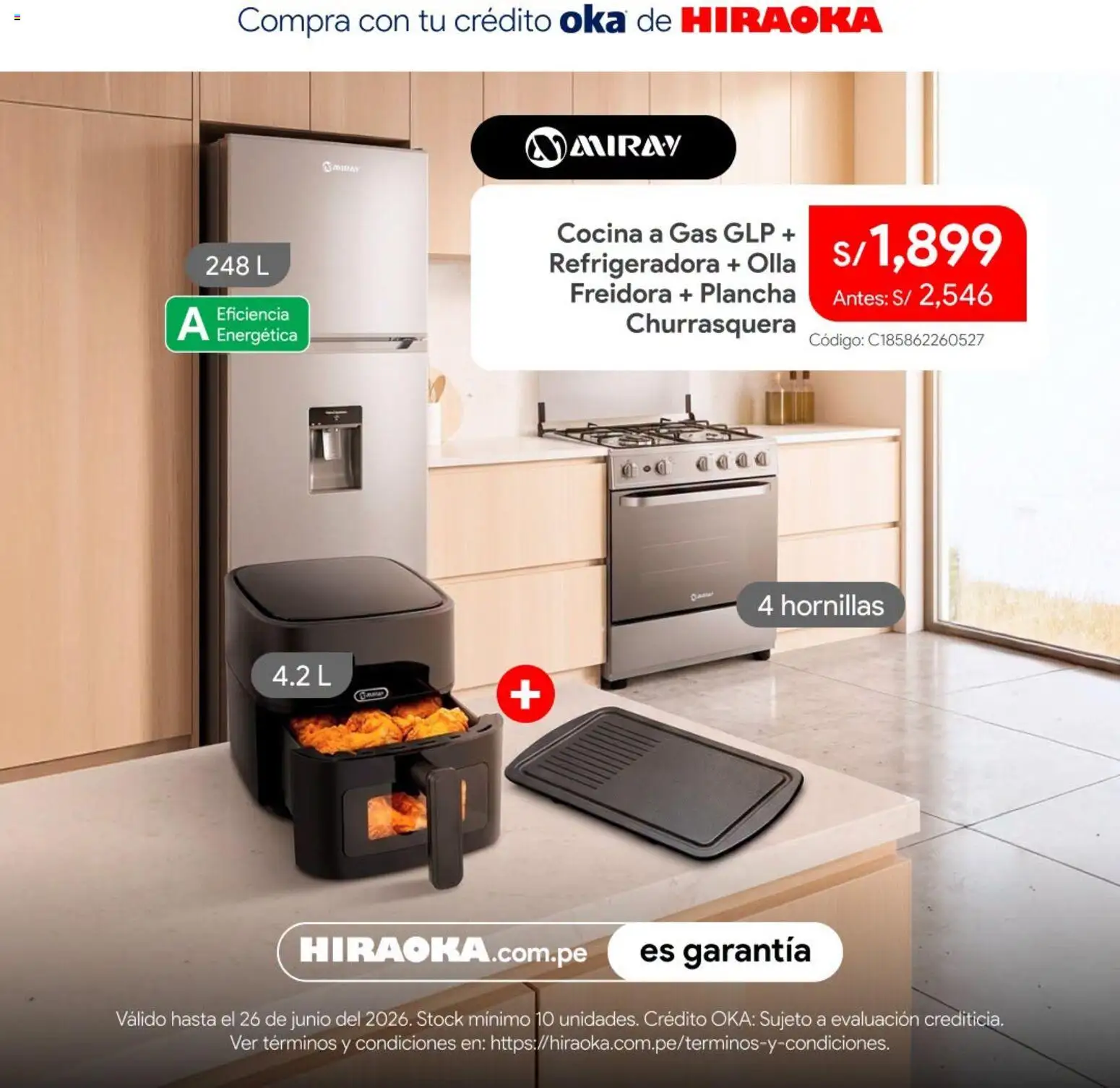 Catálogo Hiraoka válido desde 23/06/2026 | Página: 6 | Productos: Cocina, Freidora