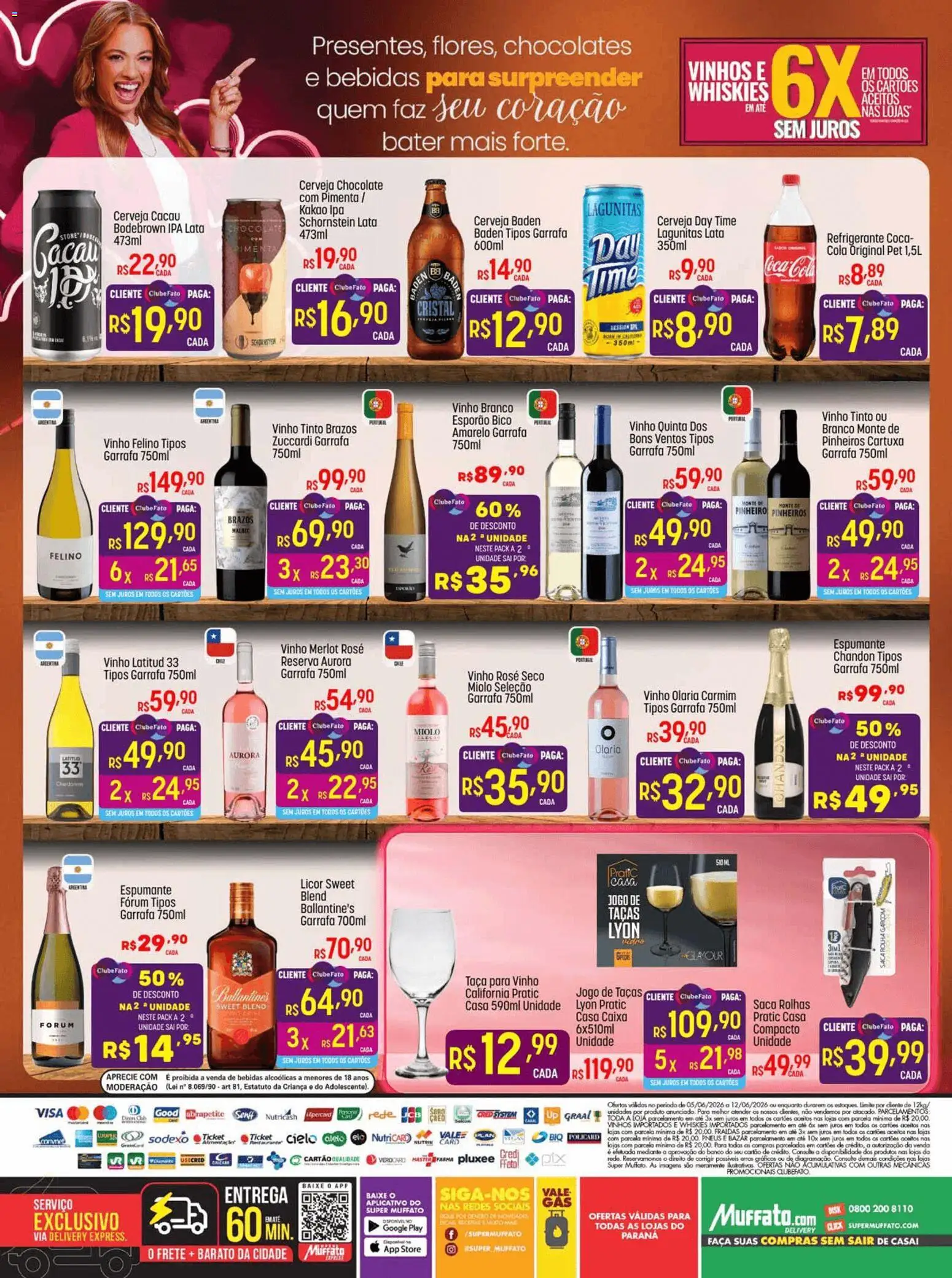 Super Muffato Folheto - válido de 05.06.2026 | Página: 4 | Produtos: Espumante, Licor, Cerveja, Bico