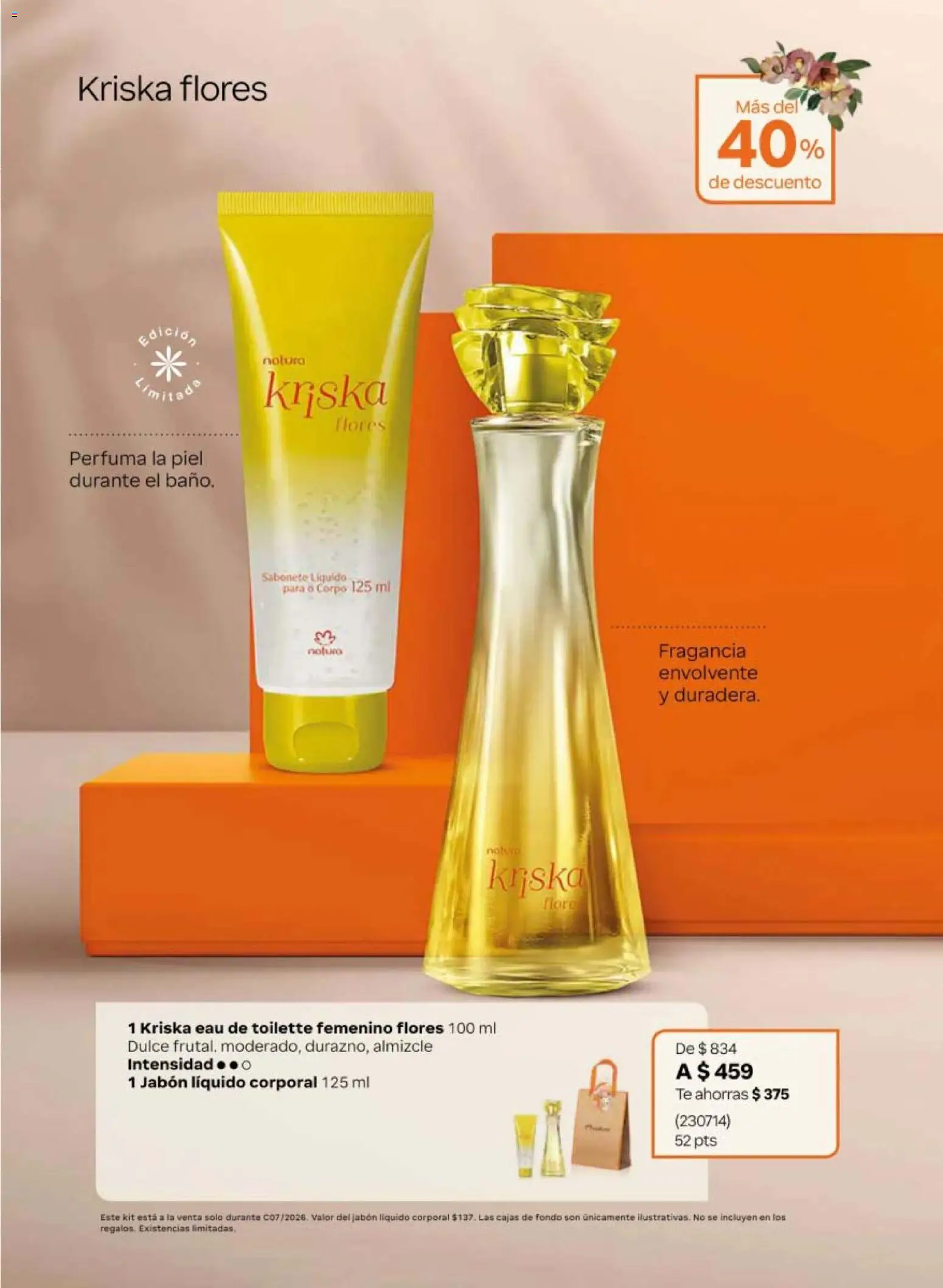 Nuevas ofertas de Natura válidas en toda la República Mexicana desde el 24.04.2026. ¡Encuentra las mejores ofertas en Natura campaña 7 2026! | Página: 15 | Productos: Jabón líquido, Té, Fragancia, Jabón