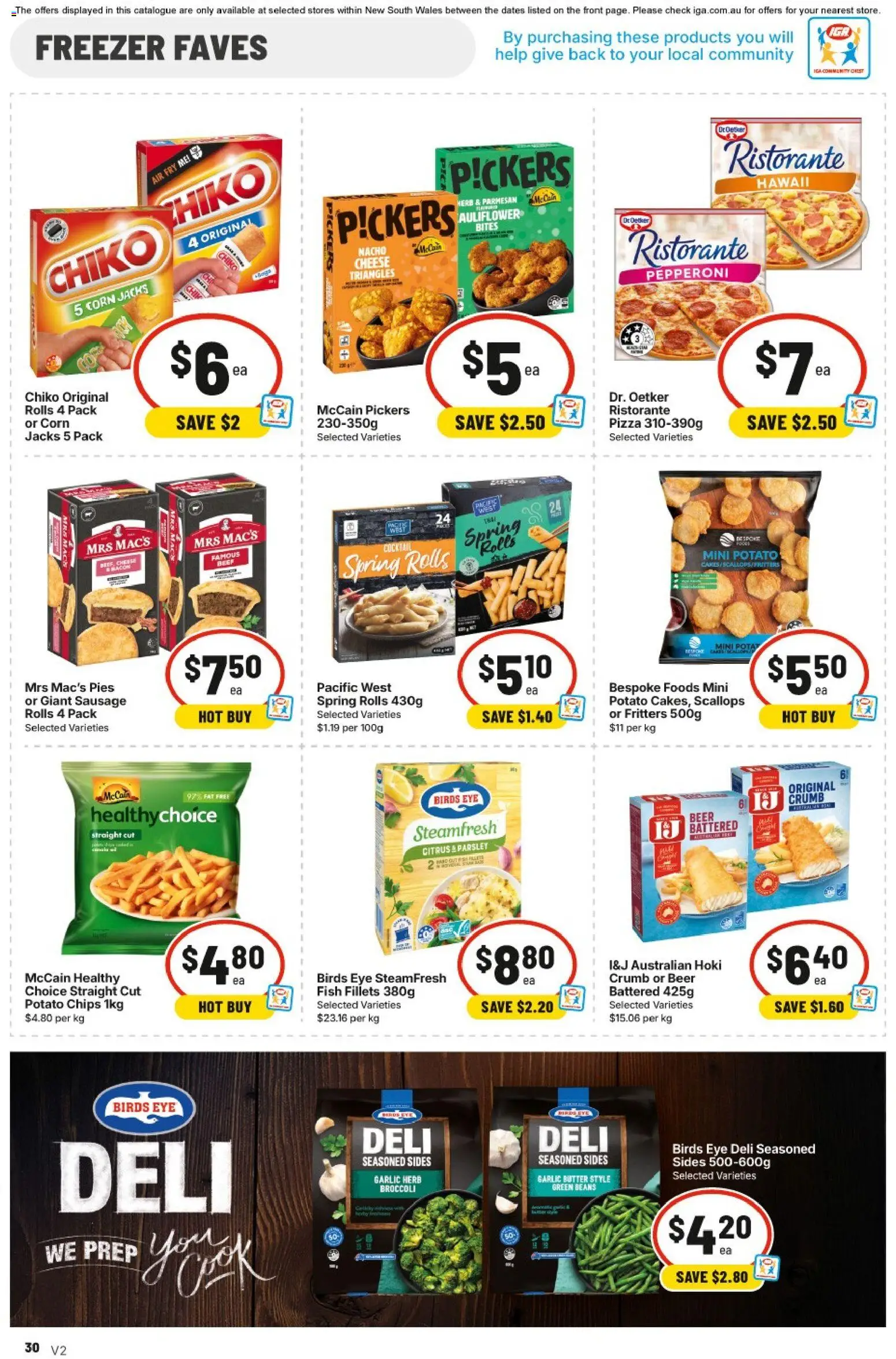 IGA catalogue - valid from 10.06.2026 | Page: 29 | Products: Butter, Fish, Parsley, Pies
