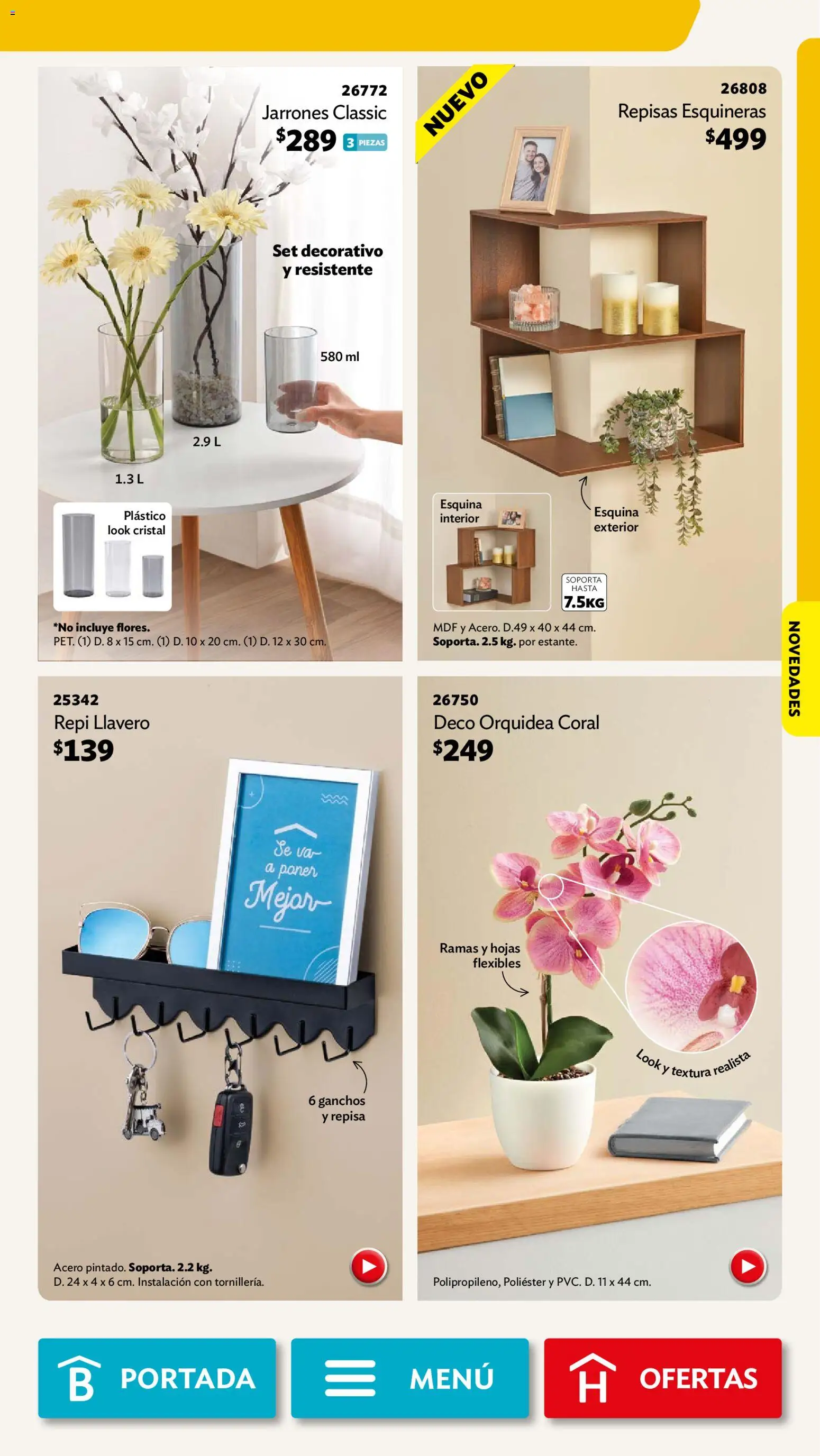 Nuevas ofertas de Betterware válidas en toda la República Mexicana desde el 29/06/2026. ¡Encuentra las mejores ofertas en Betterware campaña 7 2026! | Página: 17 | Productos: Repisa, Llavero