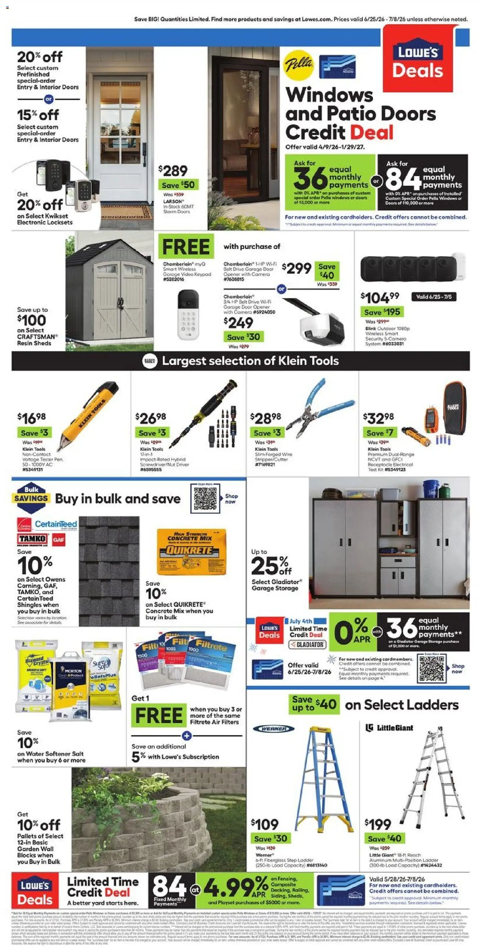 Lowe's Weekly Ad - valid from 06/25/2026 | Page: 5 | Products: Wire, Water, Belt, Video