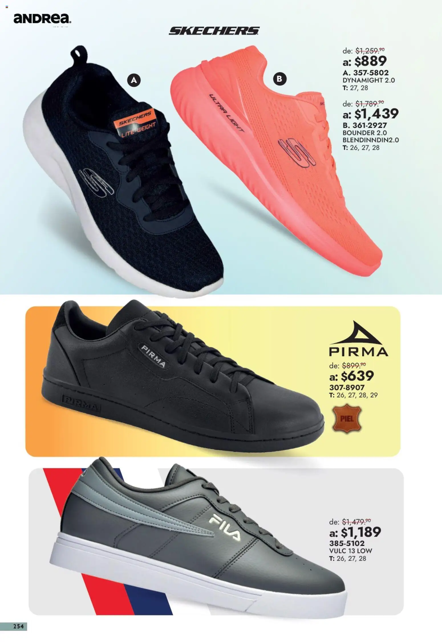 Nuevas ofertas de Andrea válidas en toda la República Mexicana desde el 13/09/2026. ¡Encuentra las mejores ofertas en Andrea catálogo Outlet! | Página: 254