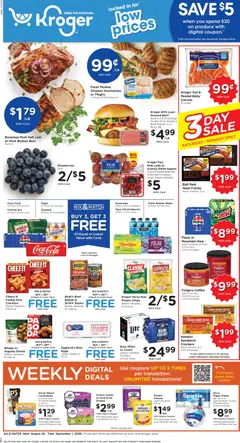 Preview of Kroger weekly ads valid from 08/26/2026