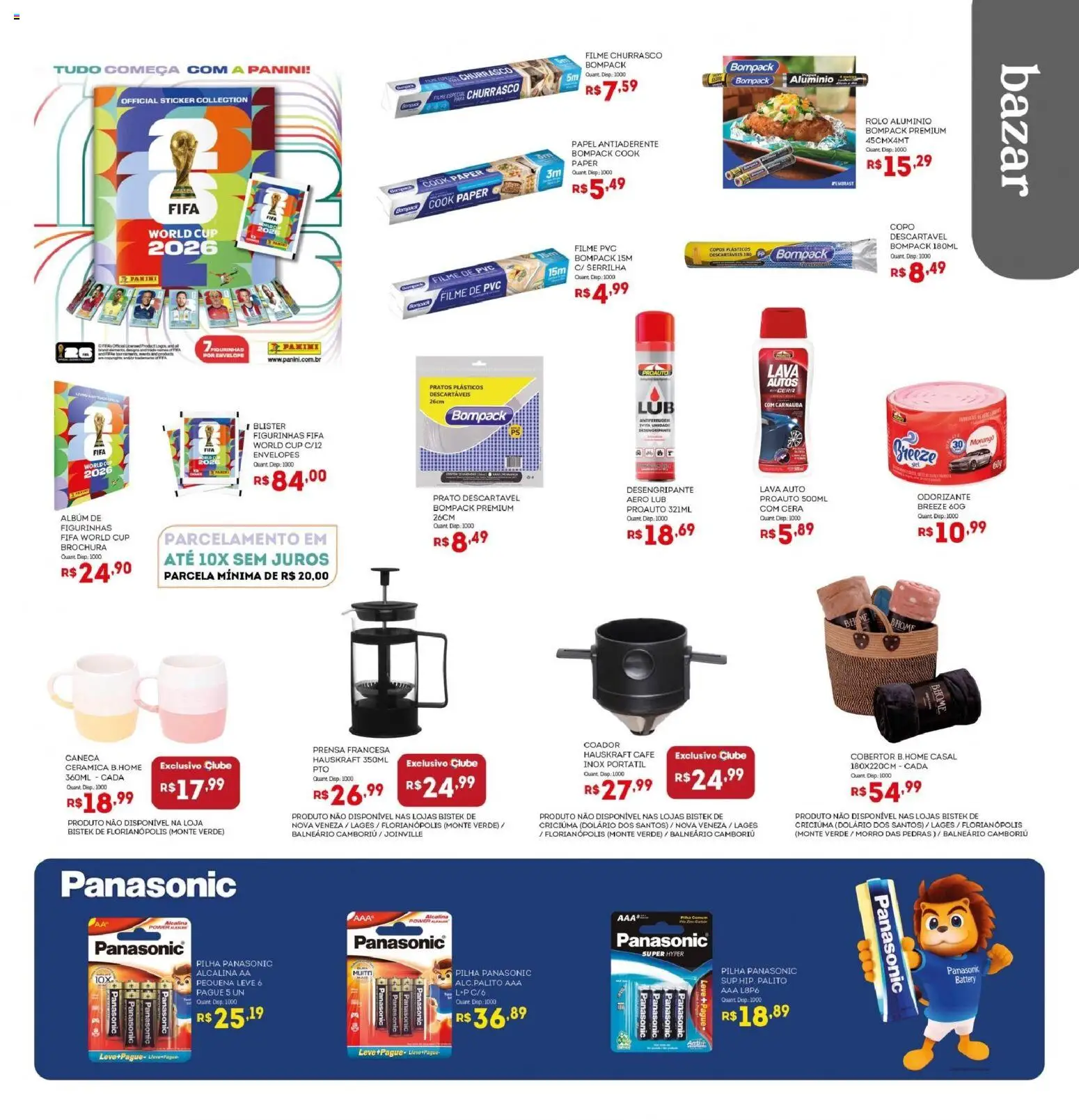 Bistek Supermercados Folheto - válido de 20.05.2026 | Página: 15 | Produtos: filme de PVC, Café, Caneca, Envelope