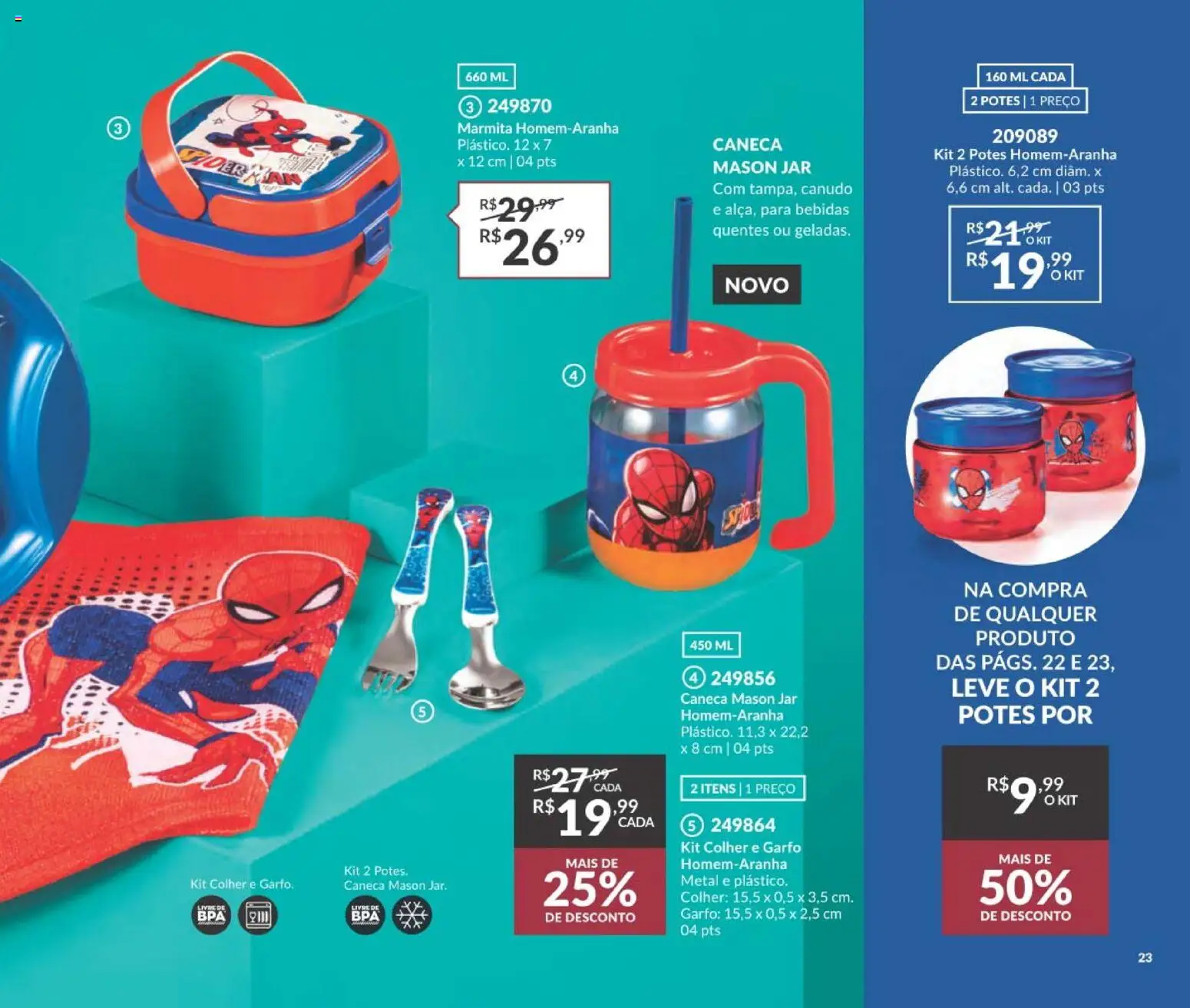 Avon Folheto - válido de 21/09/2026 | Página: 23 | Produtos: Bebidas, Caneca, Potes