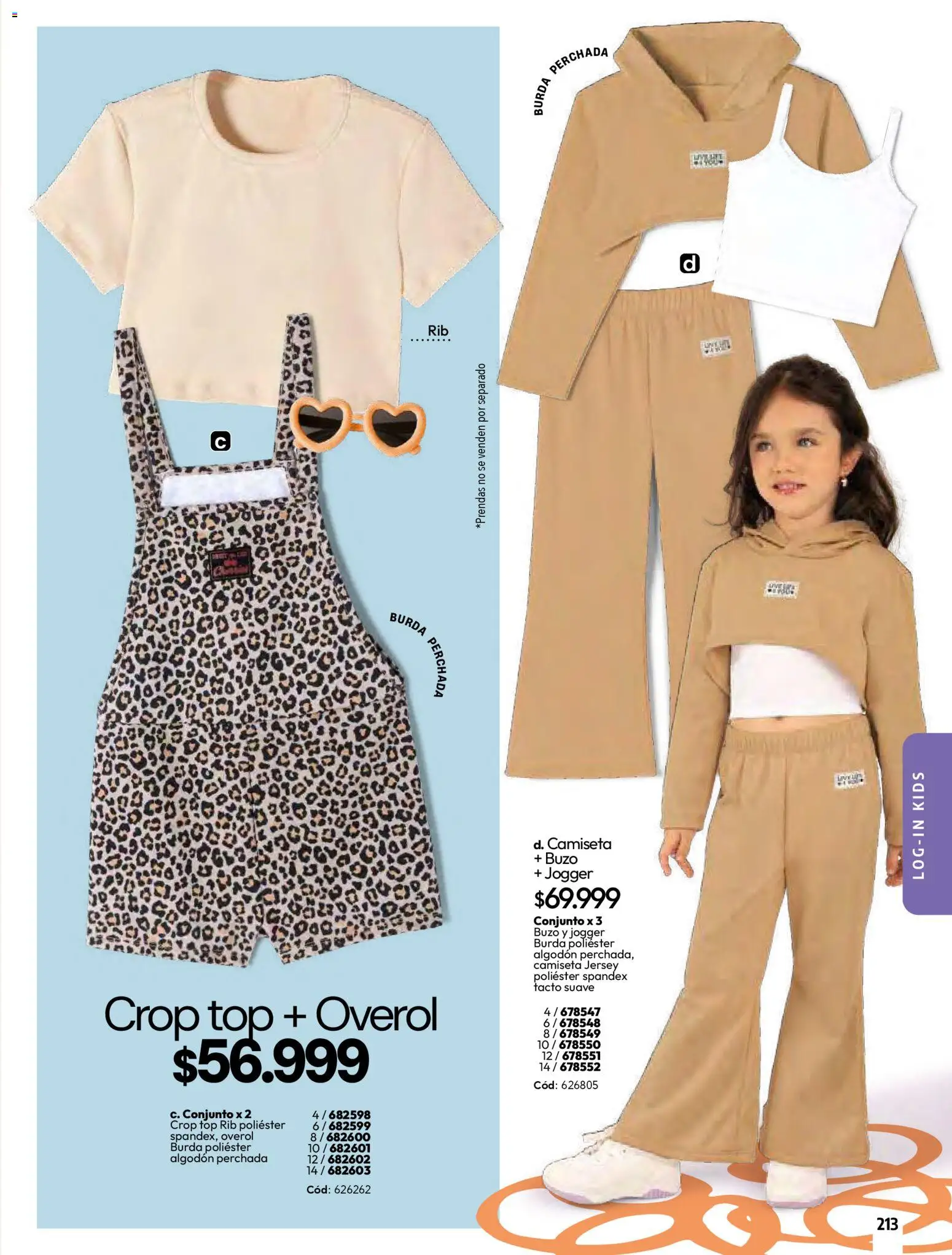 Pacifika revista - valida desde el 01.03.2026 | Página: 215 | Productos: Algodón, Buzo, Top, Conjunto