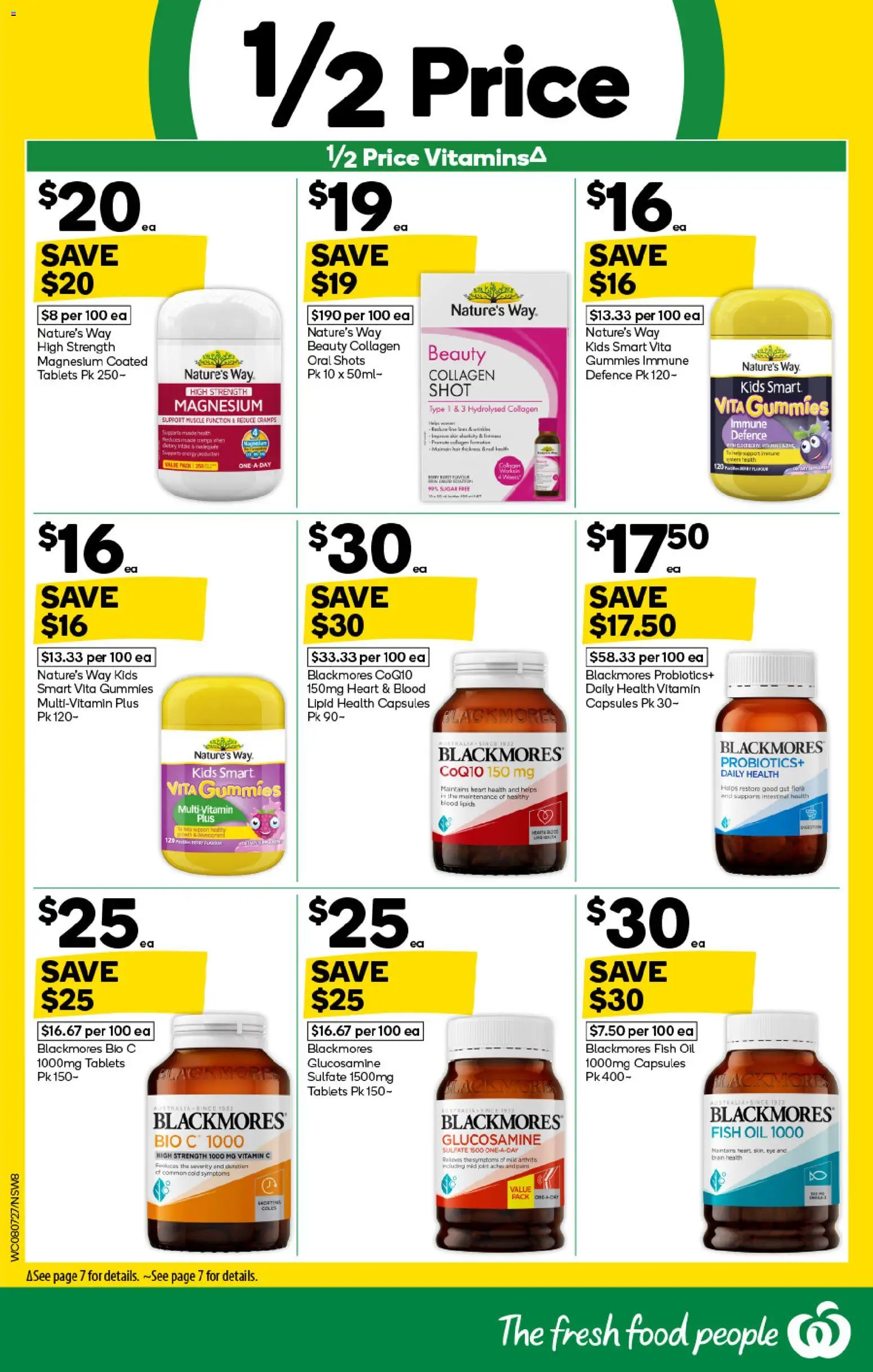 Woolworths catalogue - valid from 08/07/2026 | Page: 8 | Products: Oil, Fish, Fish oil, Multivitamin