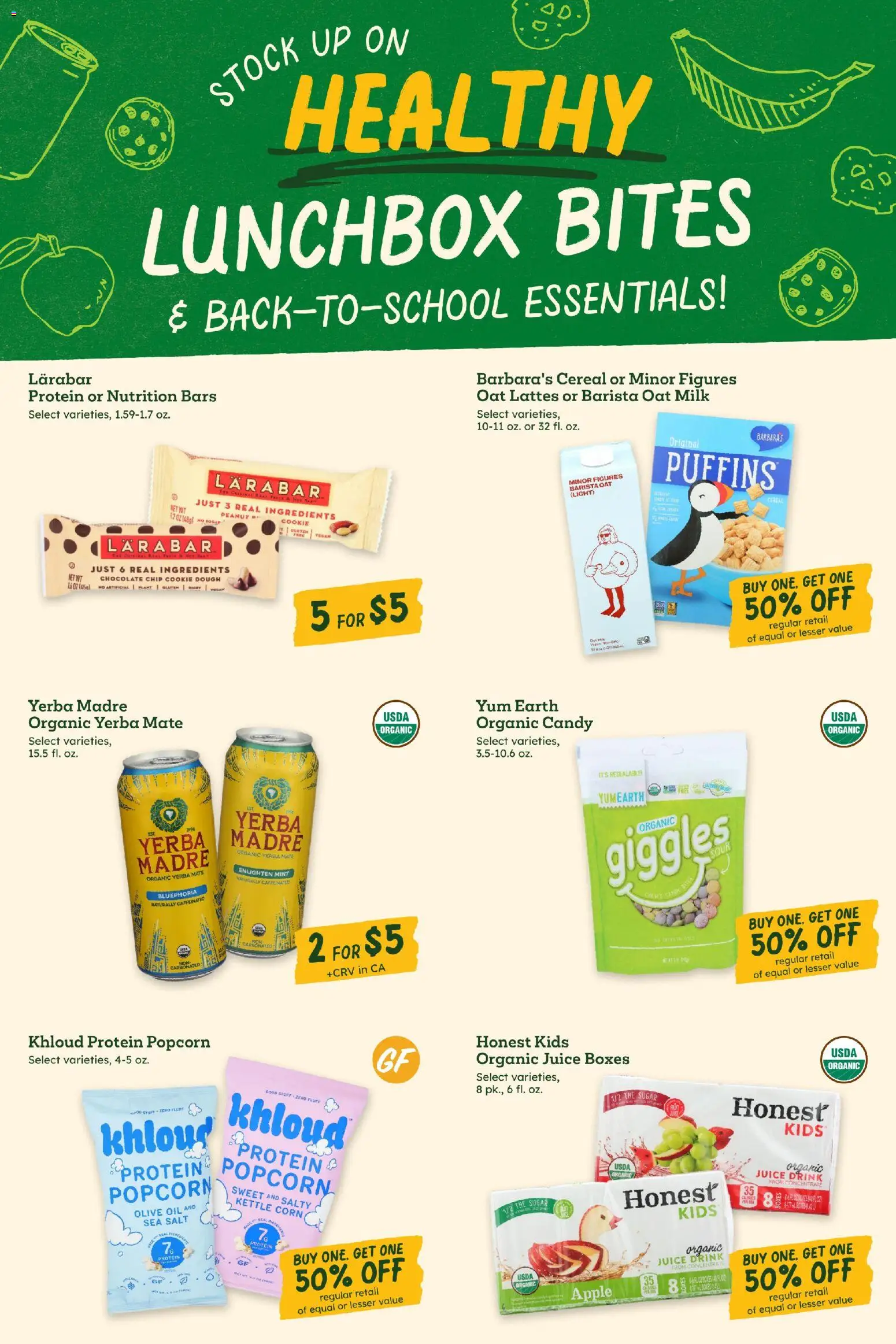 Sprouts Weekly Ad - valid from 08/19/2026 | Page: 7 | Products: Chocolate, Olive oil, Juice, Salt