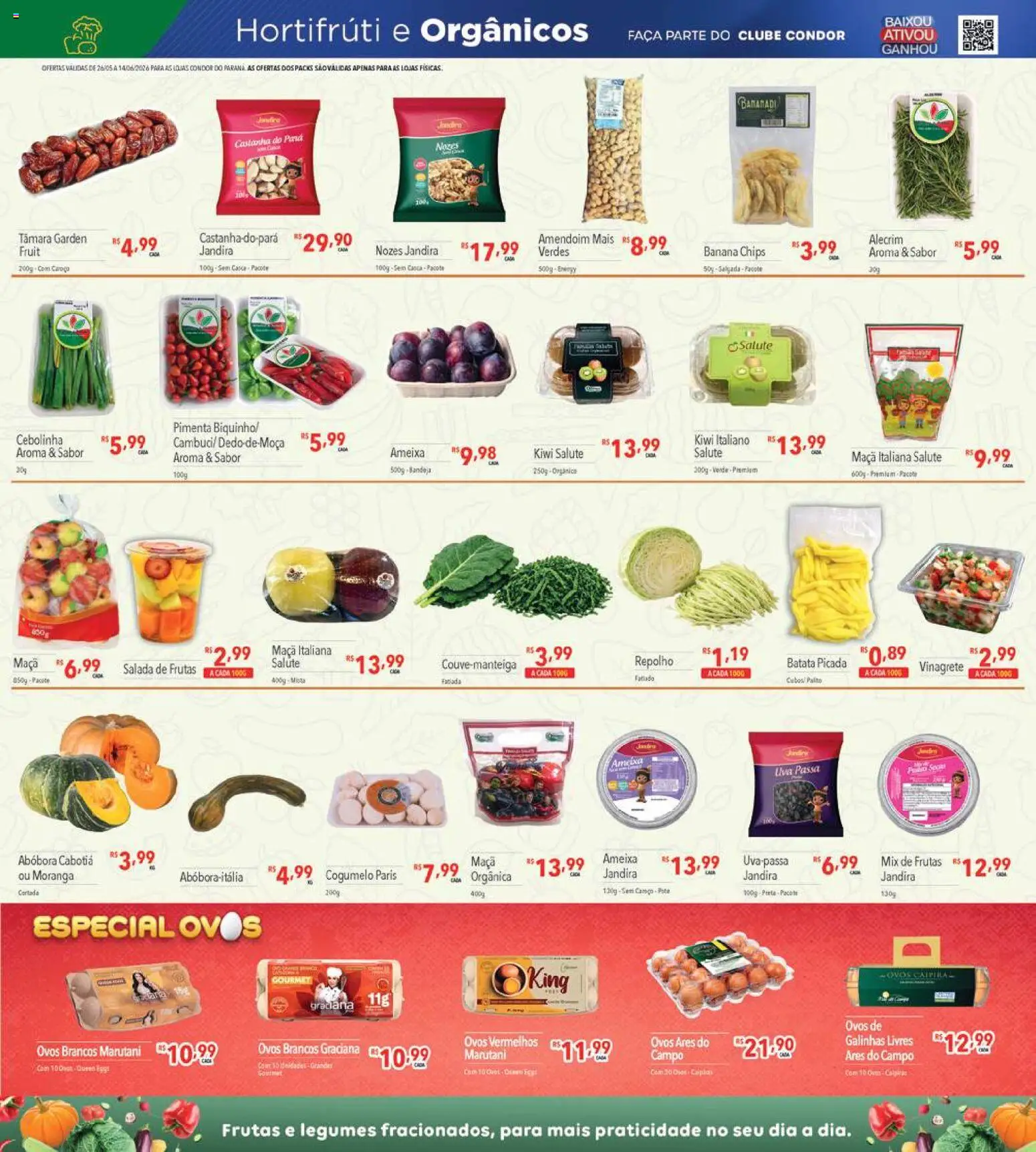 Supermercados Condor Folheto - válido de 26.05.2026 | Página: 13 | Produtos: Pimenta, Cogumelo, Repolho, Salada
