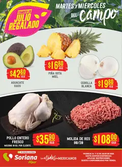 Vista previa de Soriana Martes y Miércoles del Campo Híper: Nuevo León, Ciudad Victoria y Tampico, nuevo folleto de la tienda, válido en México a partir del 14/07/2026