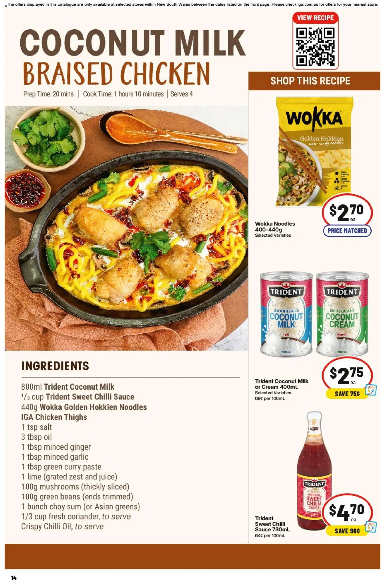 IGA catalogue - valid from 09/09/2026 | Page: 15 | Products: Curry, Ginger, Noodles, Cream