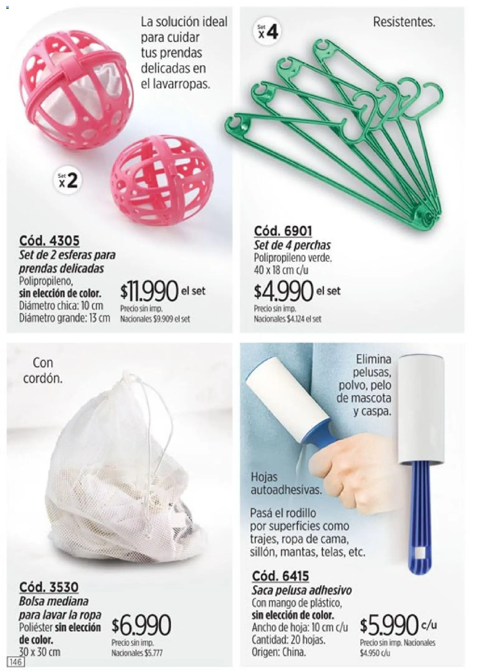 Catálogo Amodil Campaña 15 │ válido desde el 26/08/2026 | Página: 146 | Productos: Bolsa, Rodillo, Ropa, Mango