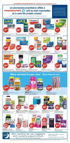 Preview of Pharmaprix weekly flyer / circulaire from shop Pharmaprix valid from Jul 24, 2026 | Page: 4
