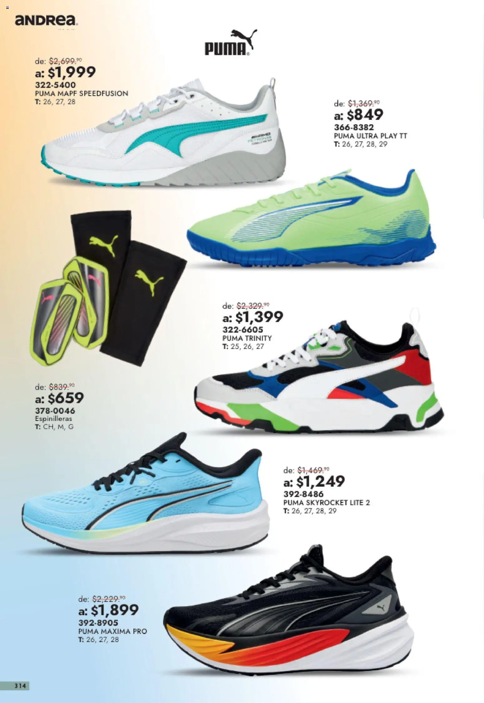 Nuevas ofertas de Andrea válidas en toda la República Mexicana desde el 26/07/2026. ¡Encuentra las mejores ofertas en Andrea catálogo Outlet! | Página: 314